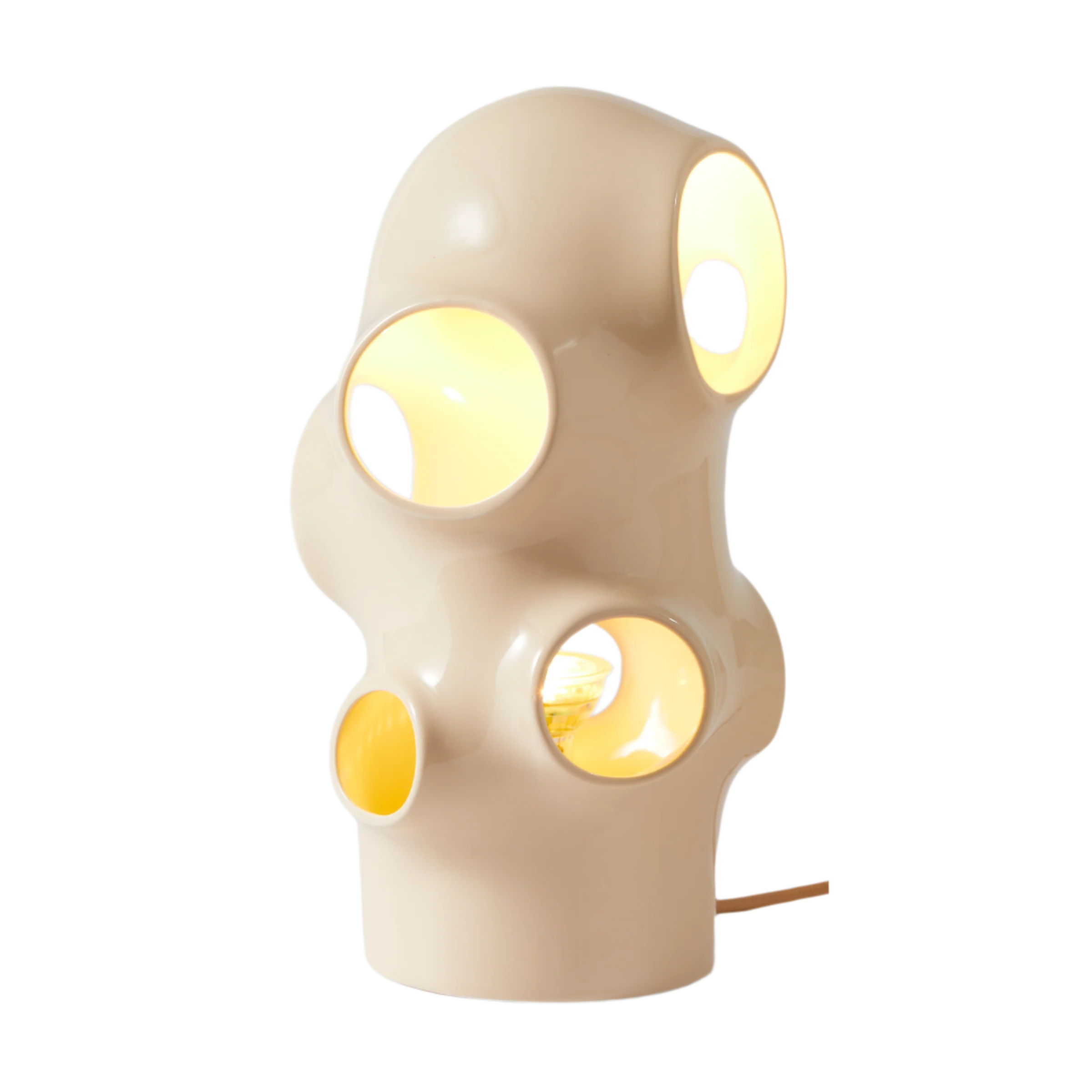 Tafellamp BULLE beige