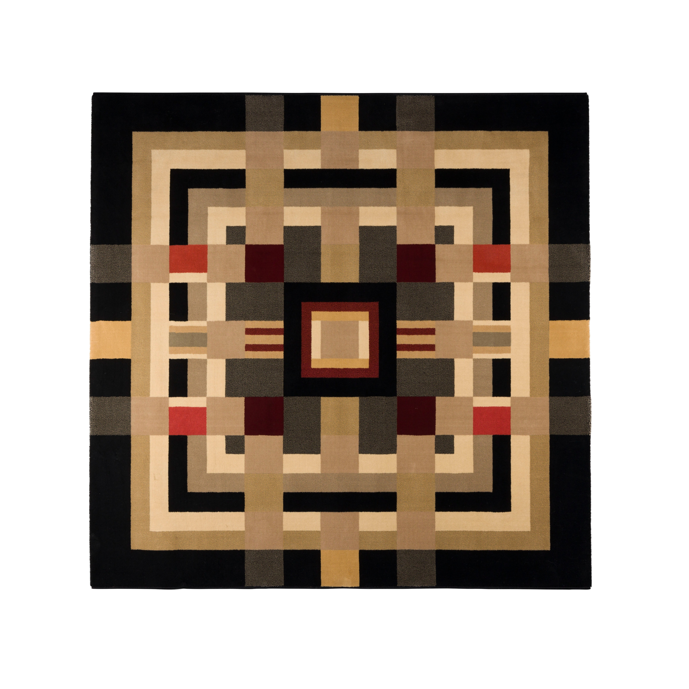 Teppich URBAN MAZE dunkelbeige