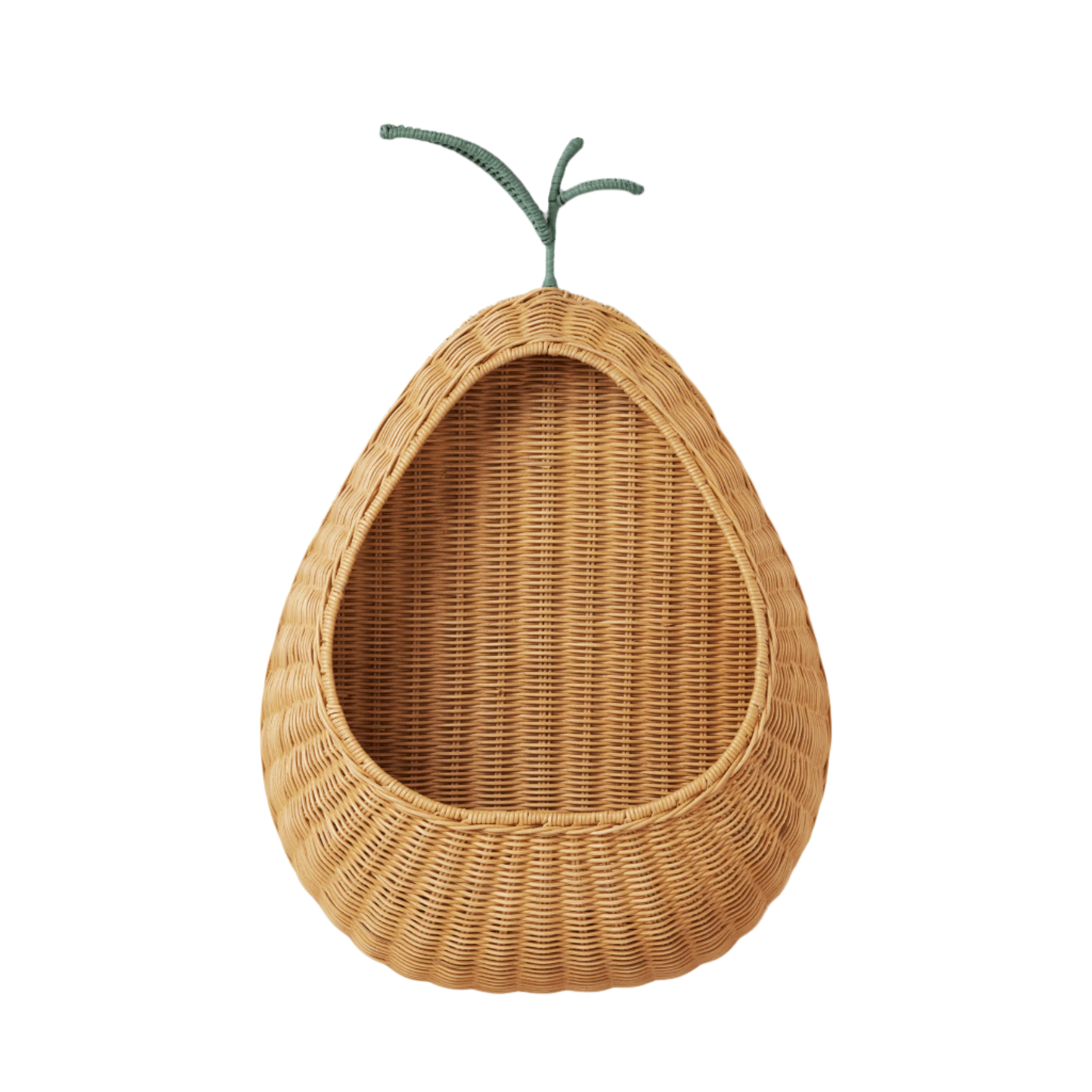 Hanging basket PEAR rattan
