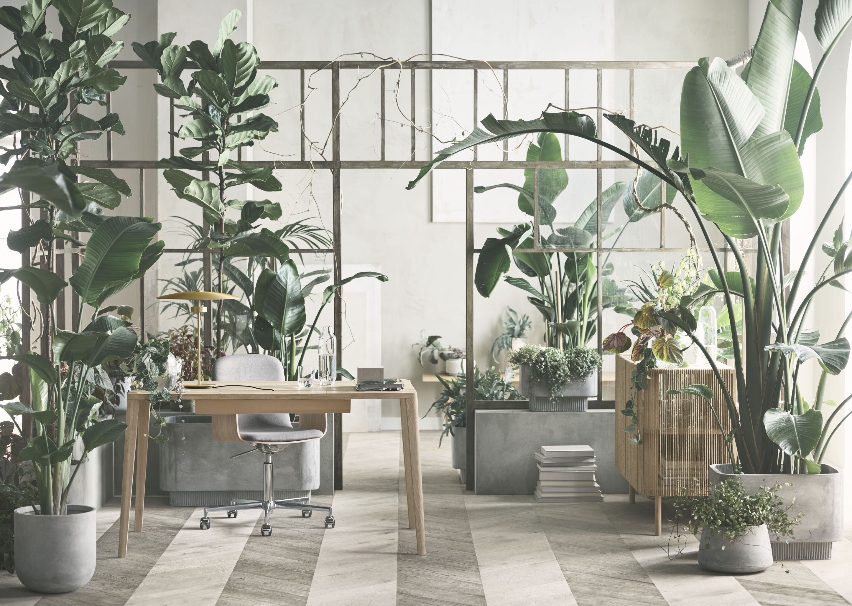 Anmutiger Schreibtisch Eiche Holz