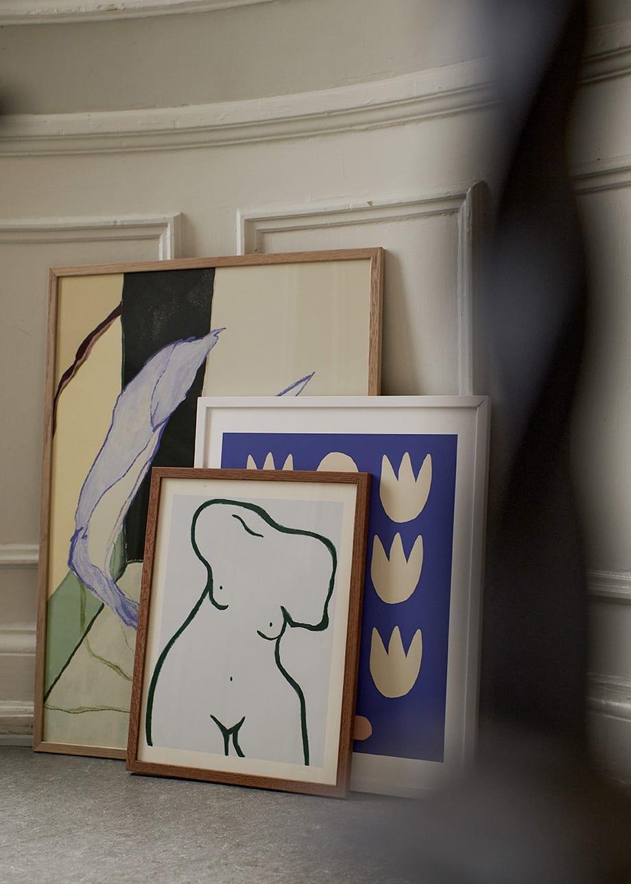 Grafika artystyczna BLUE TULIPS The Poster Club Eye on Design