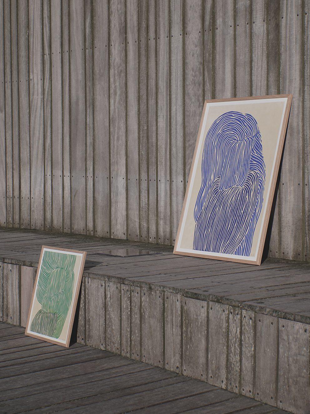 Grafika artystyczna DEEP BLUE The Poster Club Eye on Design