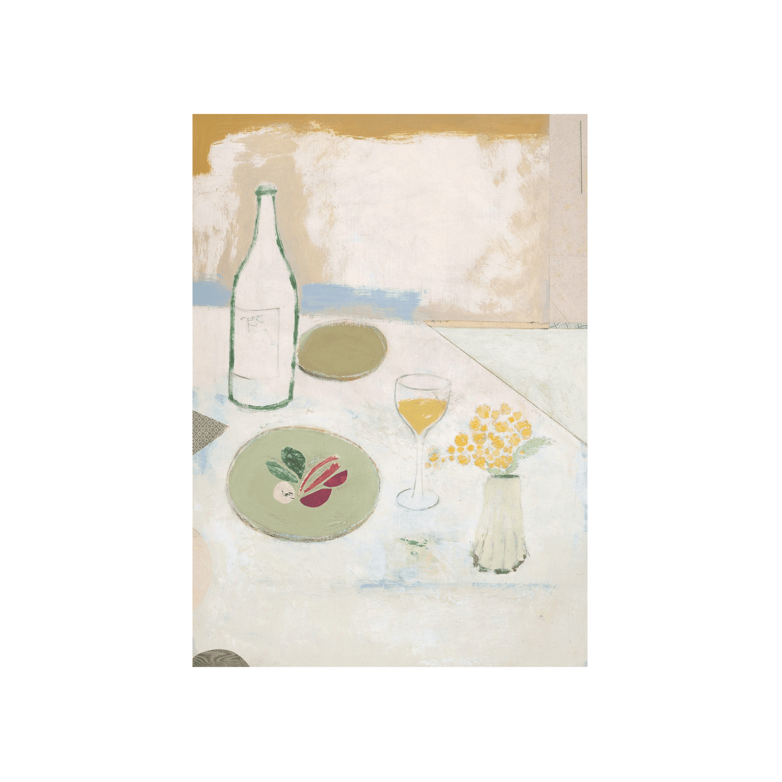 Grafika artystyczna FLEURS JAUNES The Poster Club Eye on Design