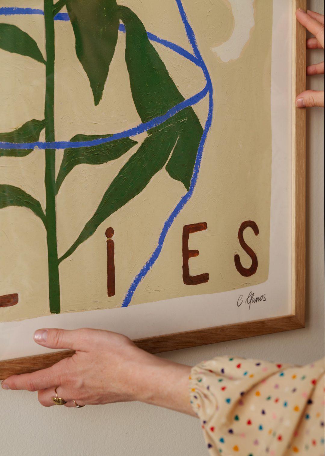 Grafika artystyczna LILIES The Poster Club Eye on Design