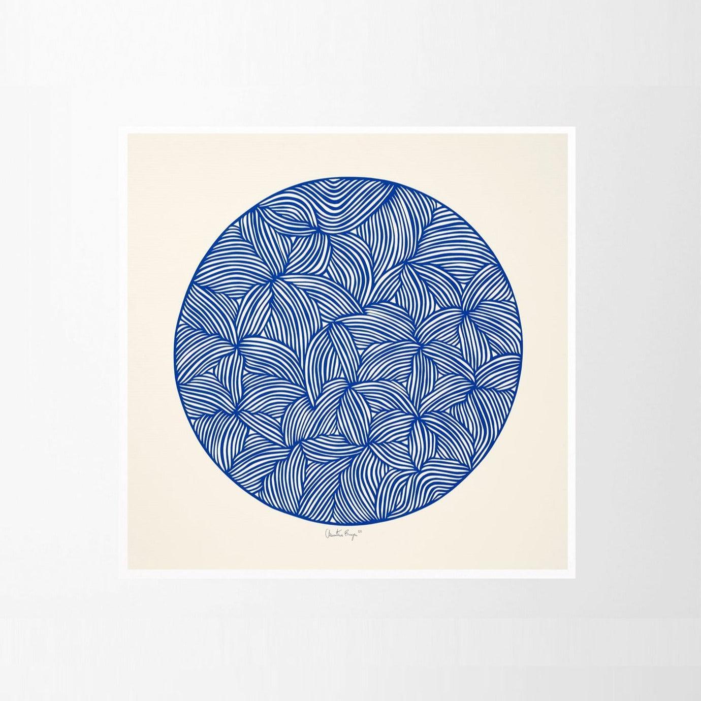 Grafika artystyczna MOON NO. 02 The Poster Club Eye on Design