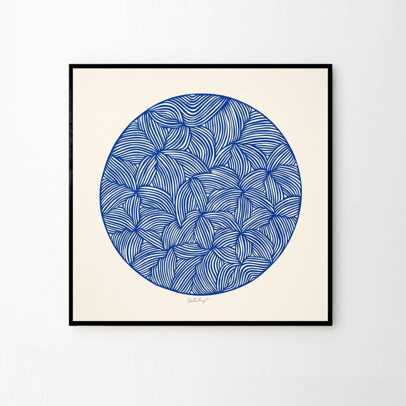 Grafika artystyczna MOON NO. 02 The Poster Club Eye on Design