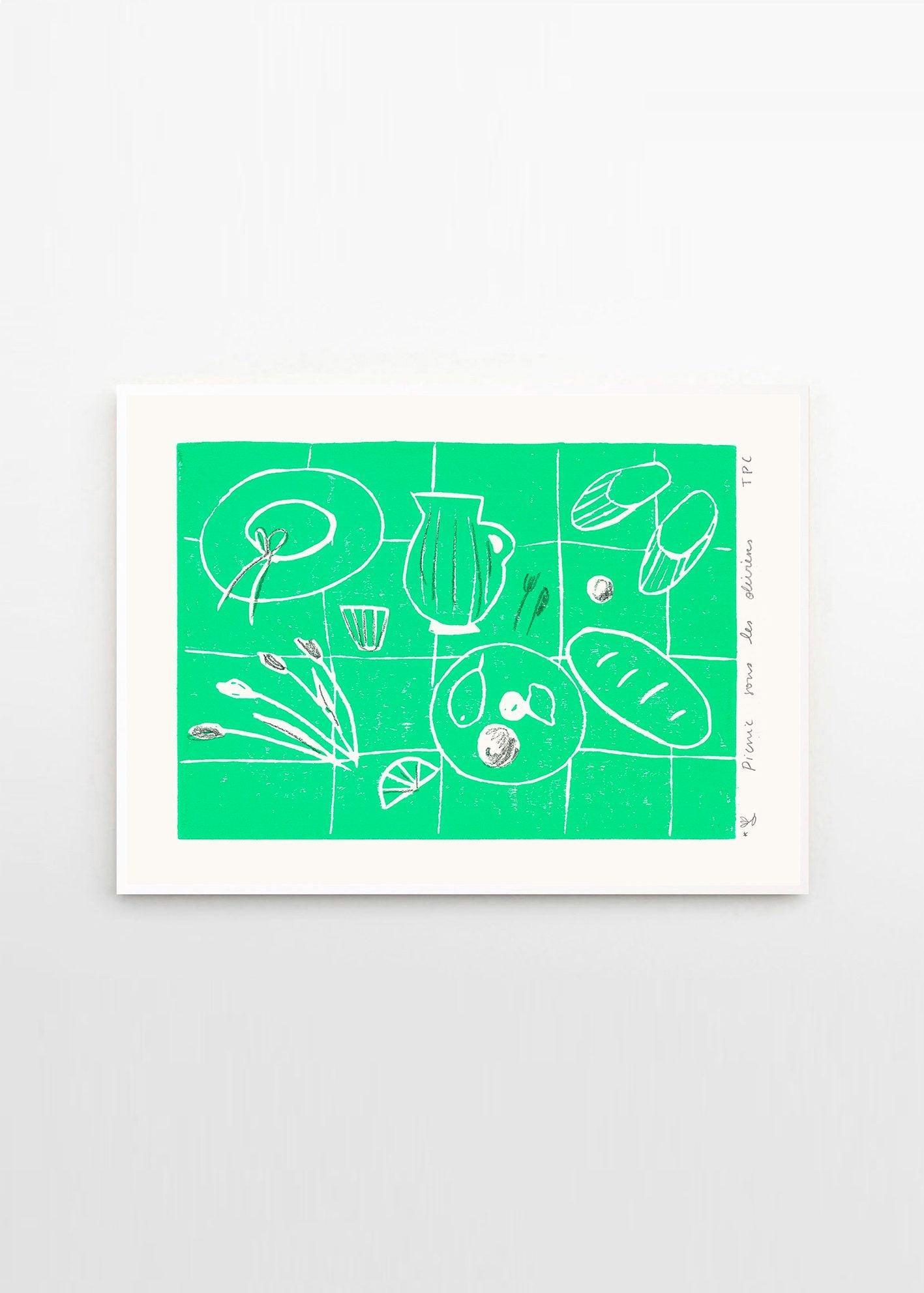 Grafika artystyczna PICNIC The Poster Club Eye on Design