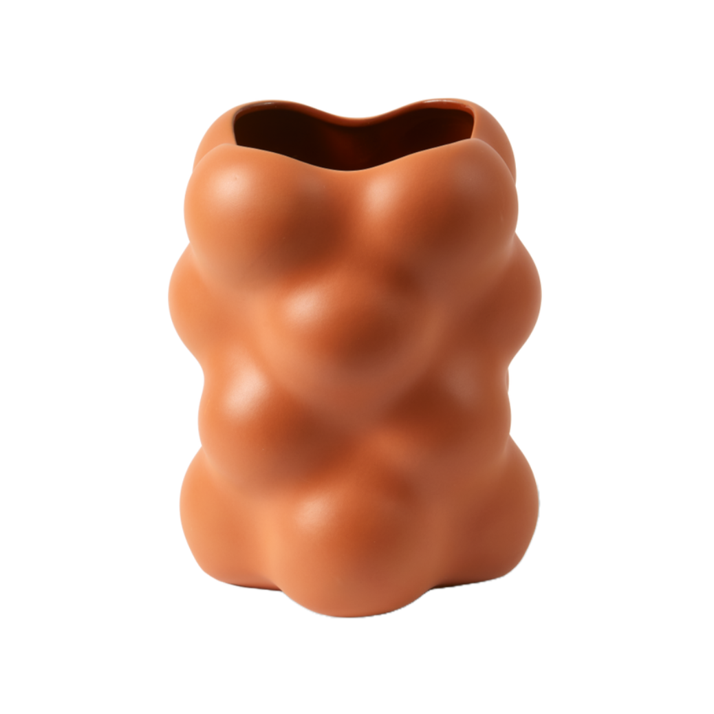 GRAPE terracotta vase