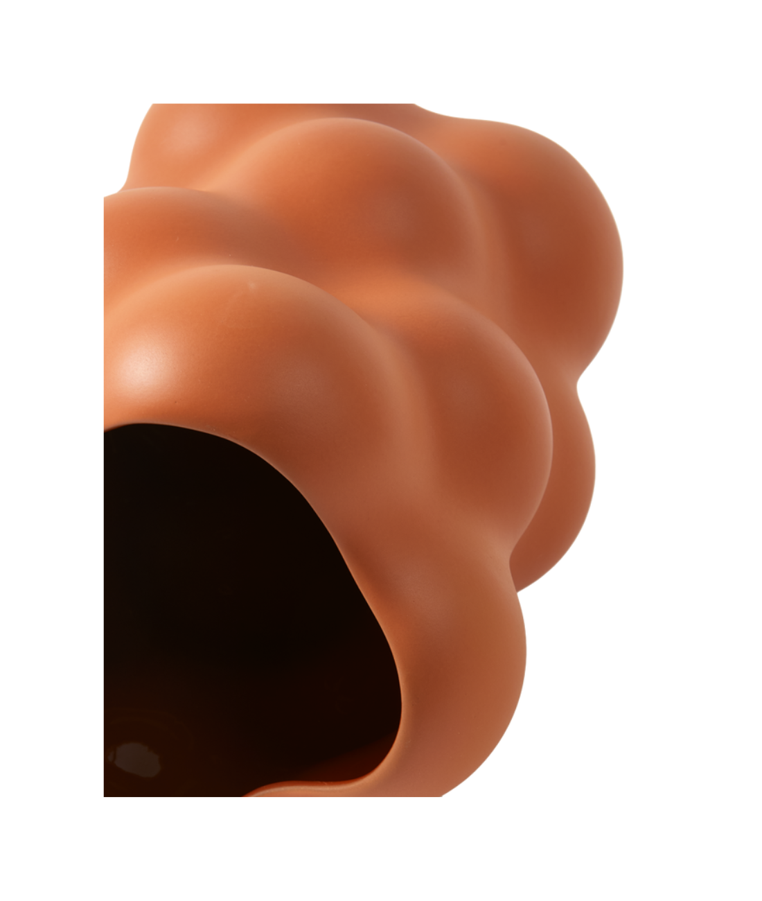 GRAPE terracotta vase