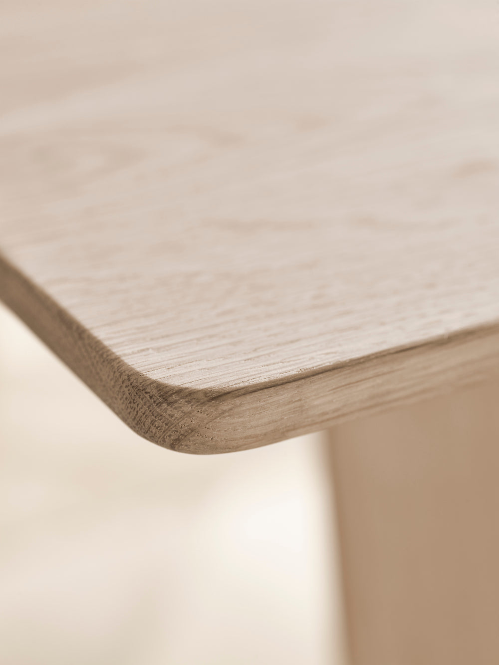 Hügelklapptisch gebleichte Eichenholz