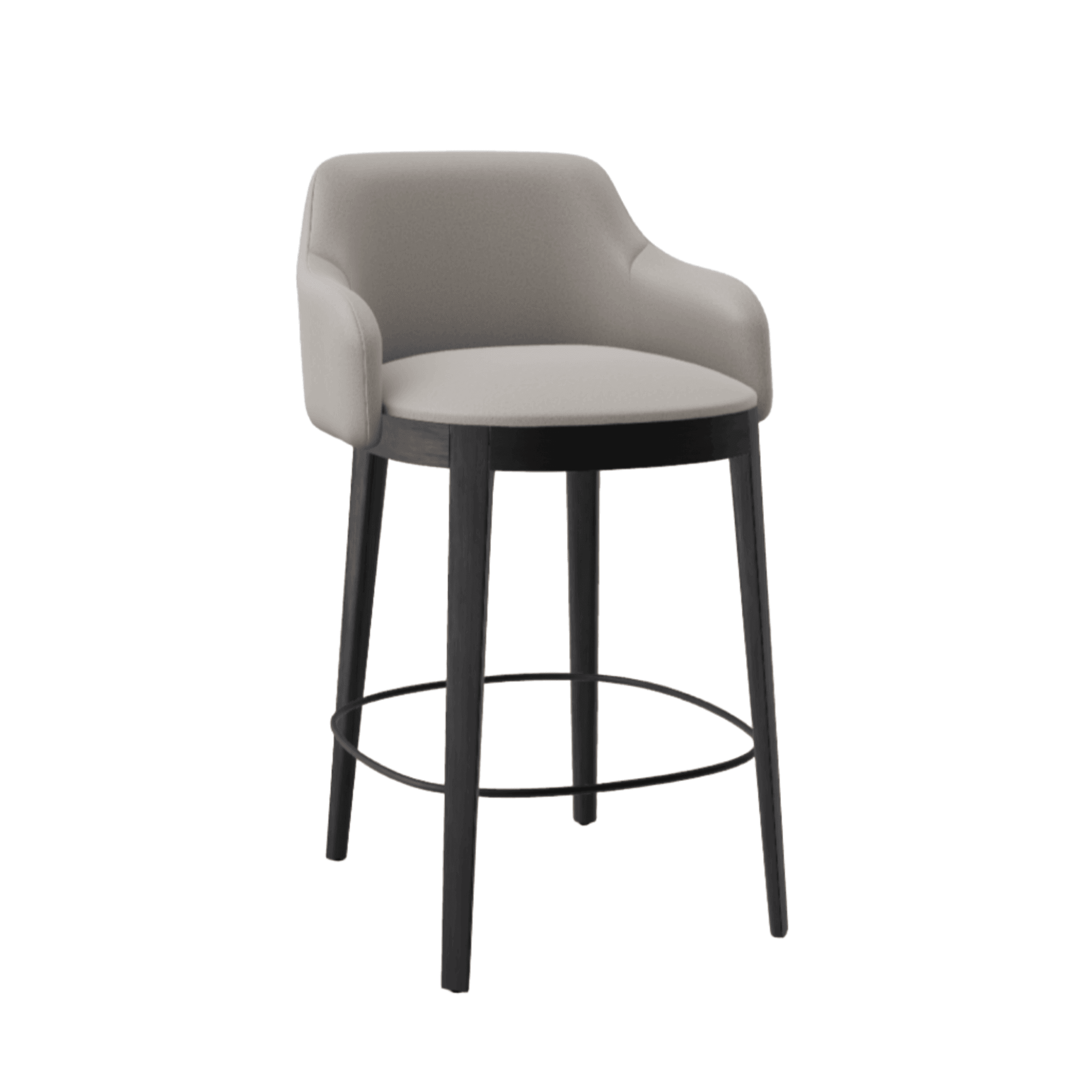 Hoker ADÈL boucle taupe Calligaris matowa czerń Eye on Design