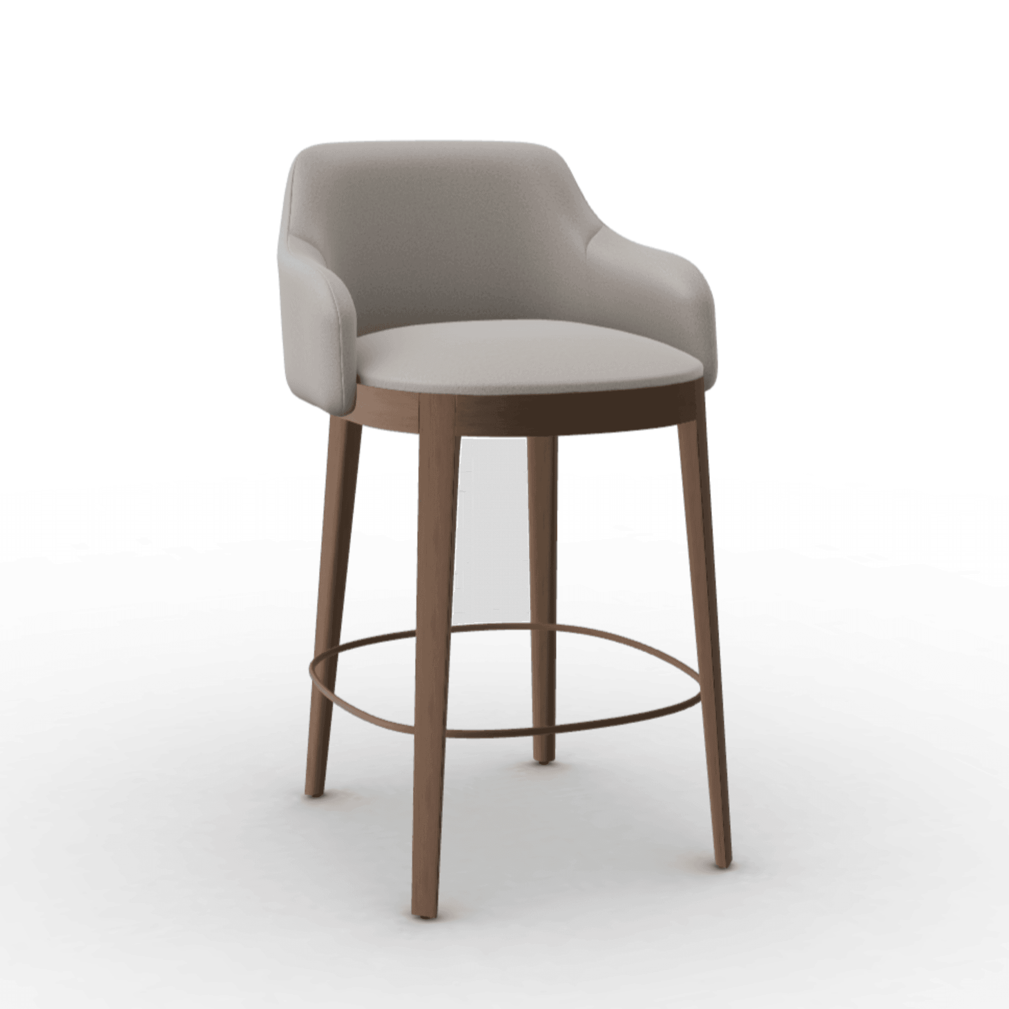 Hoker ADÈL boucle taupe Calligaris ciemnobrązowa Eye on Design