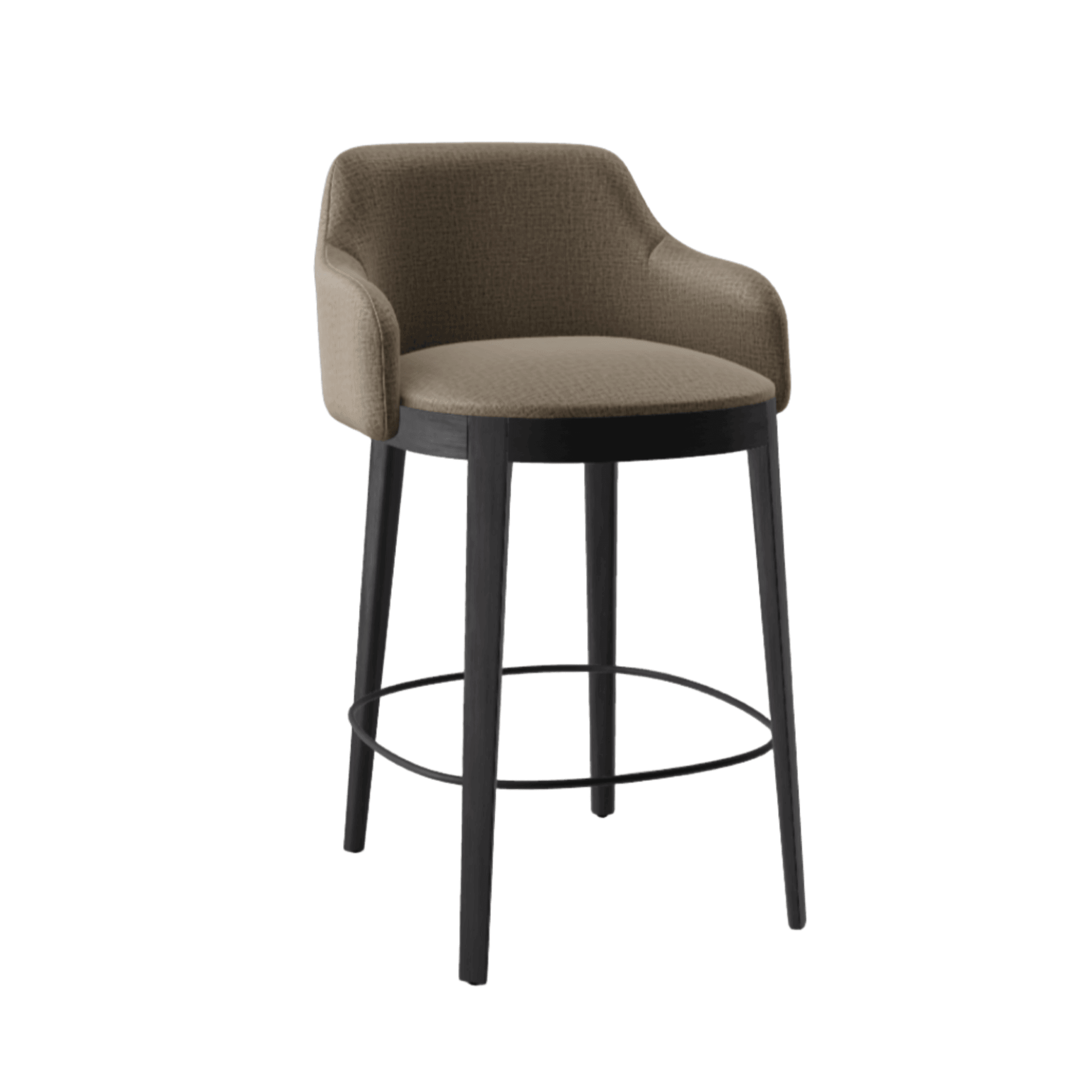 Hoker ADÈL melanż beżowy Calligaris matowa czerń Eye on Design