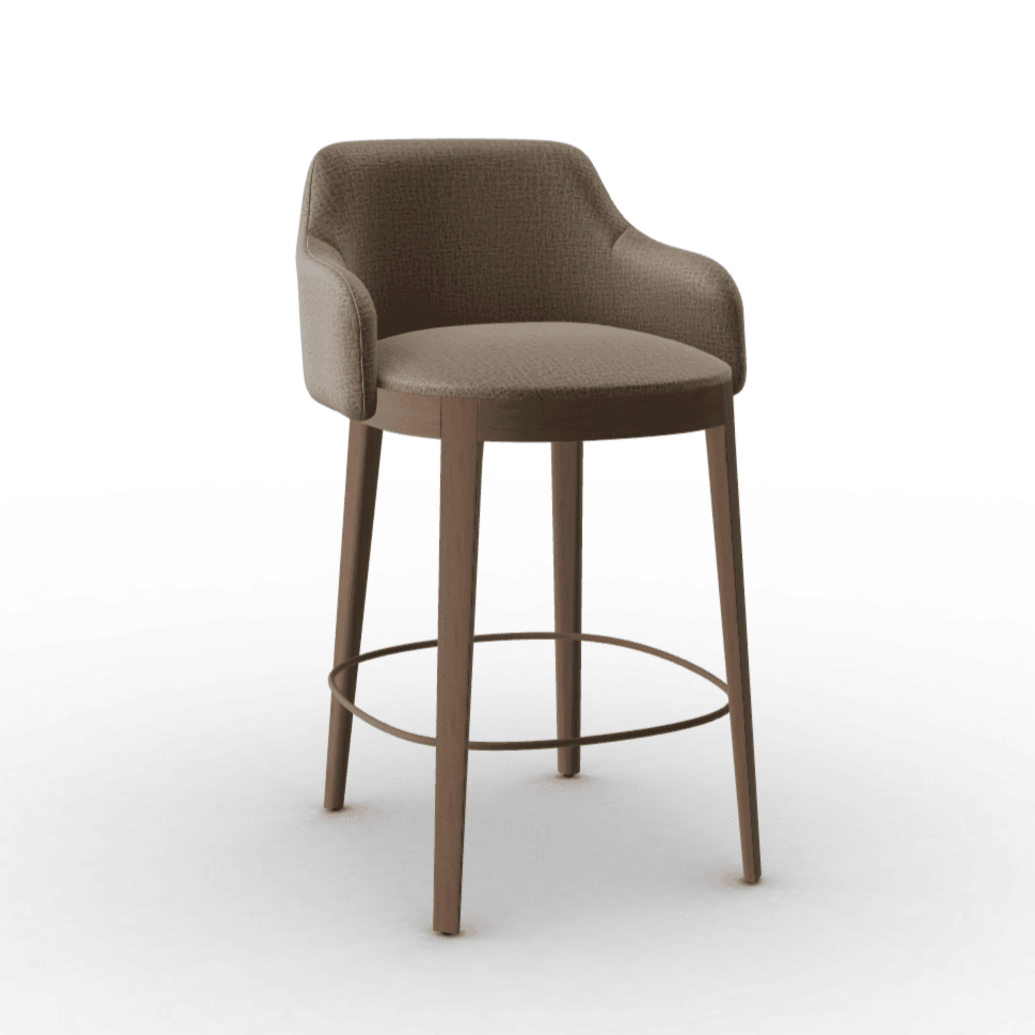 Hoker ADÈL melanż beżowy Calligaris ciemnobrązowa Eye on Design