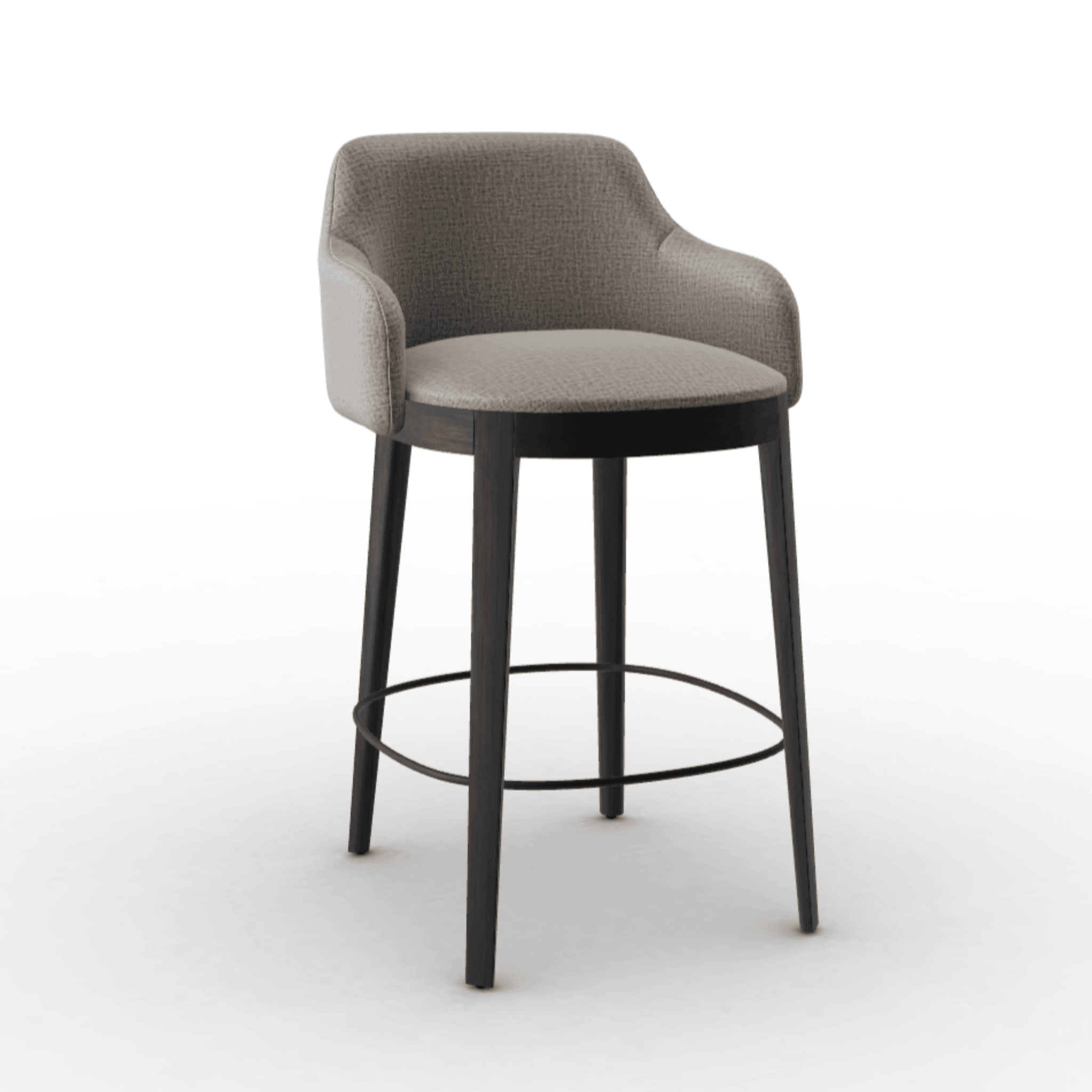 Hoker ADÈL melanż piaskowy Calligaris matowa czerń Eye on Design