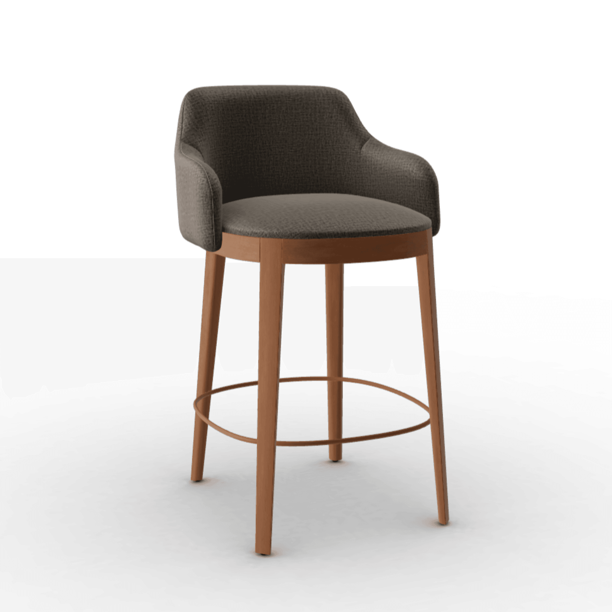 Hoker ADÈL melanż szary Calligaris orzech włoski Eye on Design