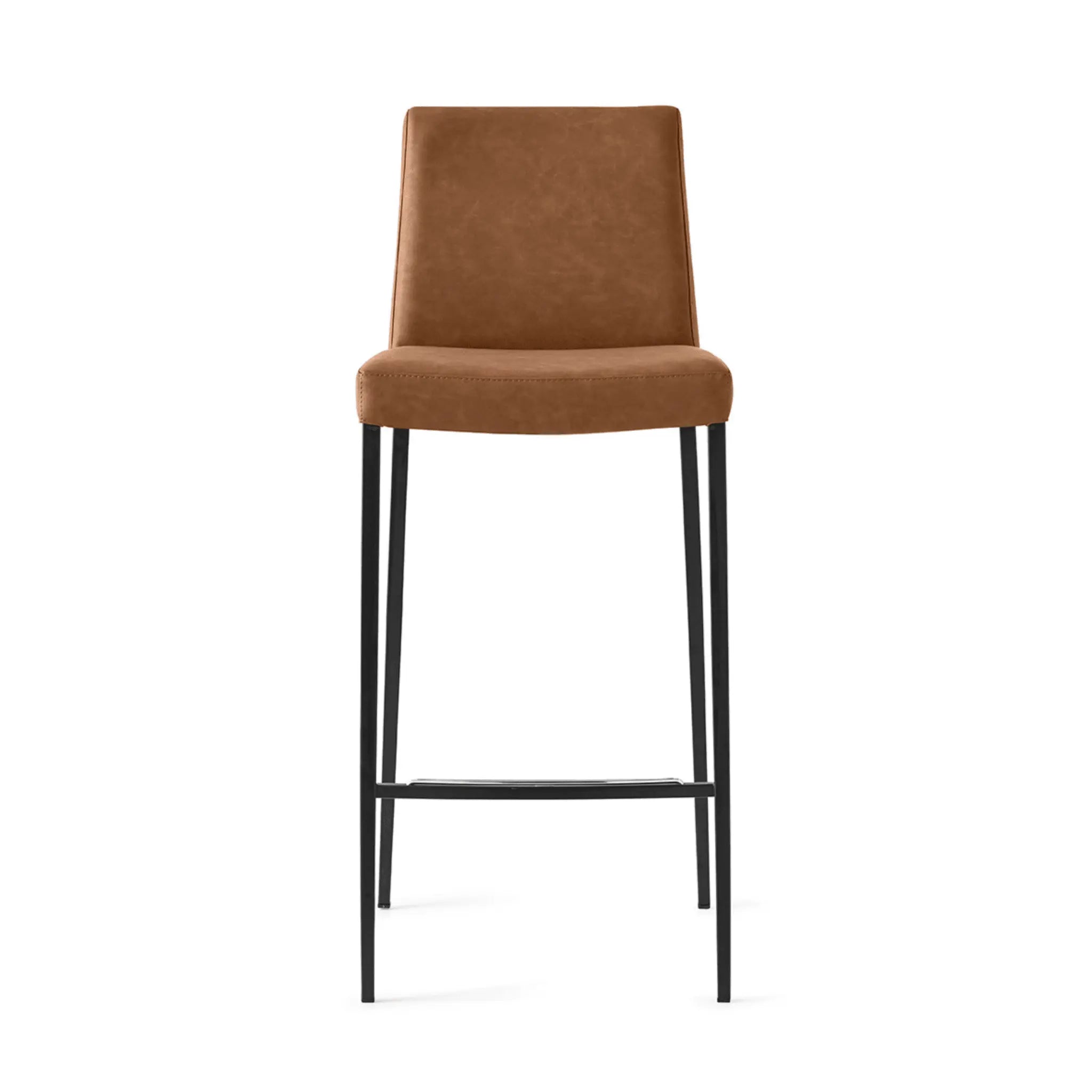 Hoker AIDA brązowa ekoskóra do kuchni – Calligaris