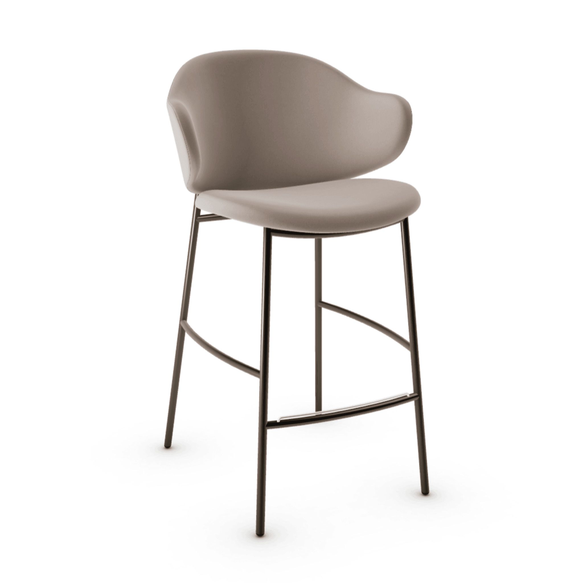 Hoker aksamitny HOLLY piaskowy Calligaris matowy brąz Eye on Design