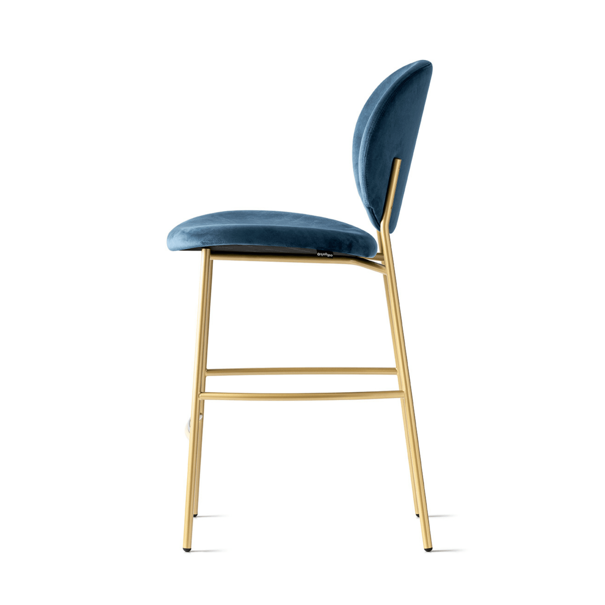 Hoker aksamitny INÈS niebieski Calligaris Eye on Design