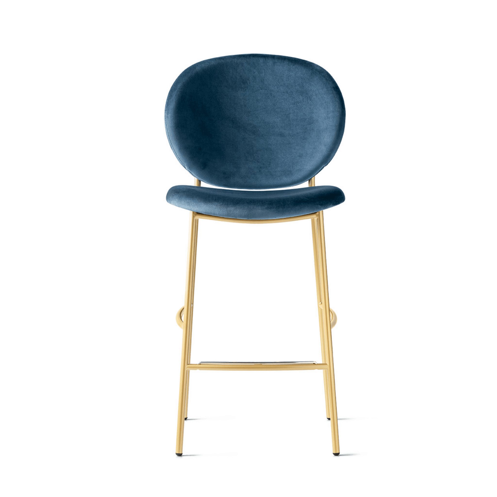 Hoker aksamitny INÈS niebieski Calligaris Eye on Design