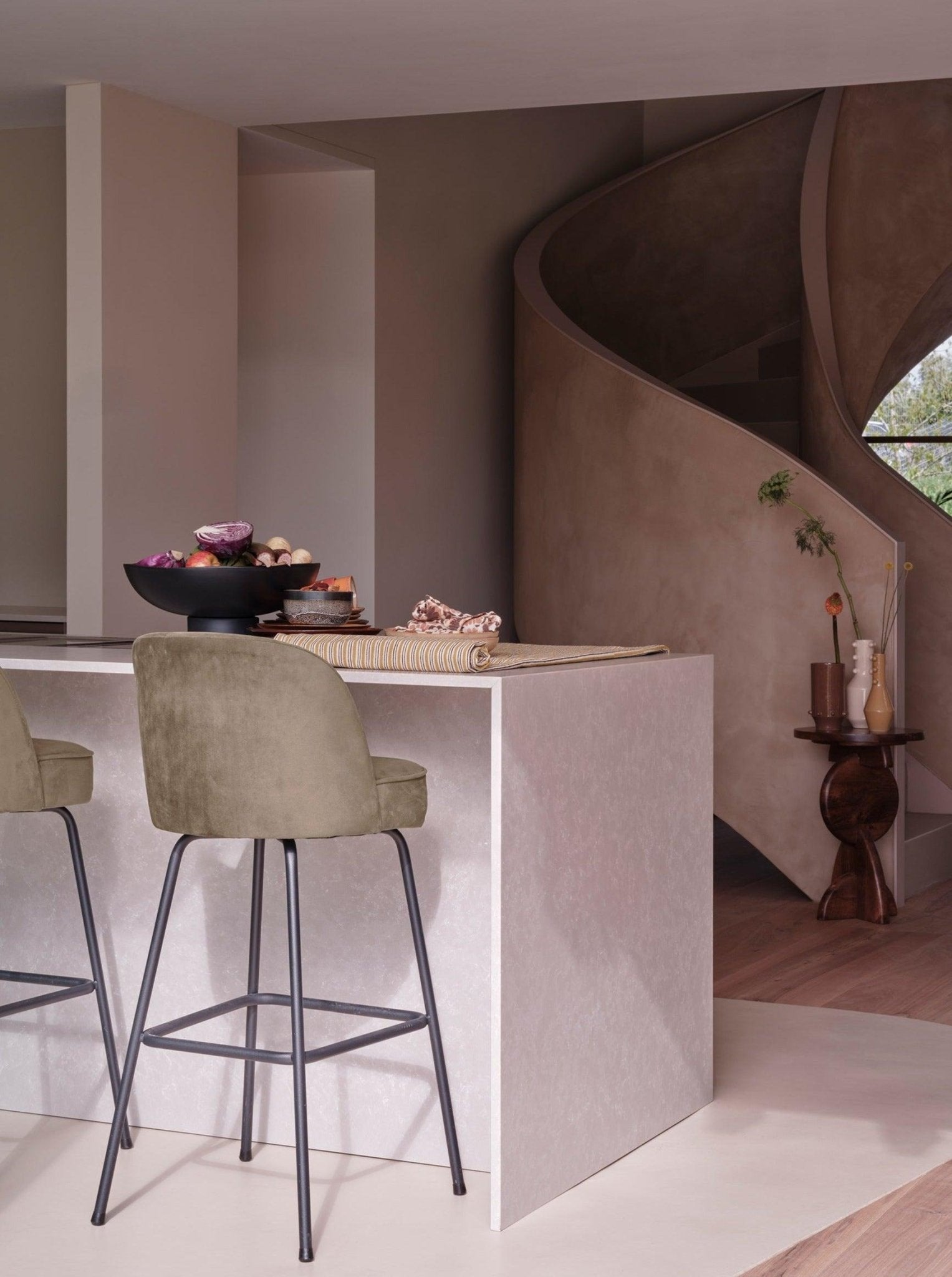 Hoker aksamitny VOGUE khaki Be Pure Eye on Design