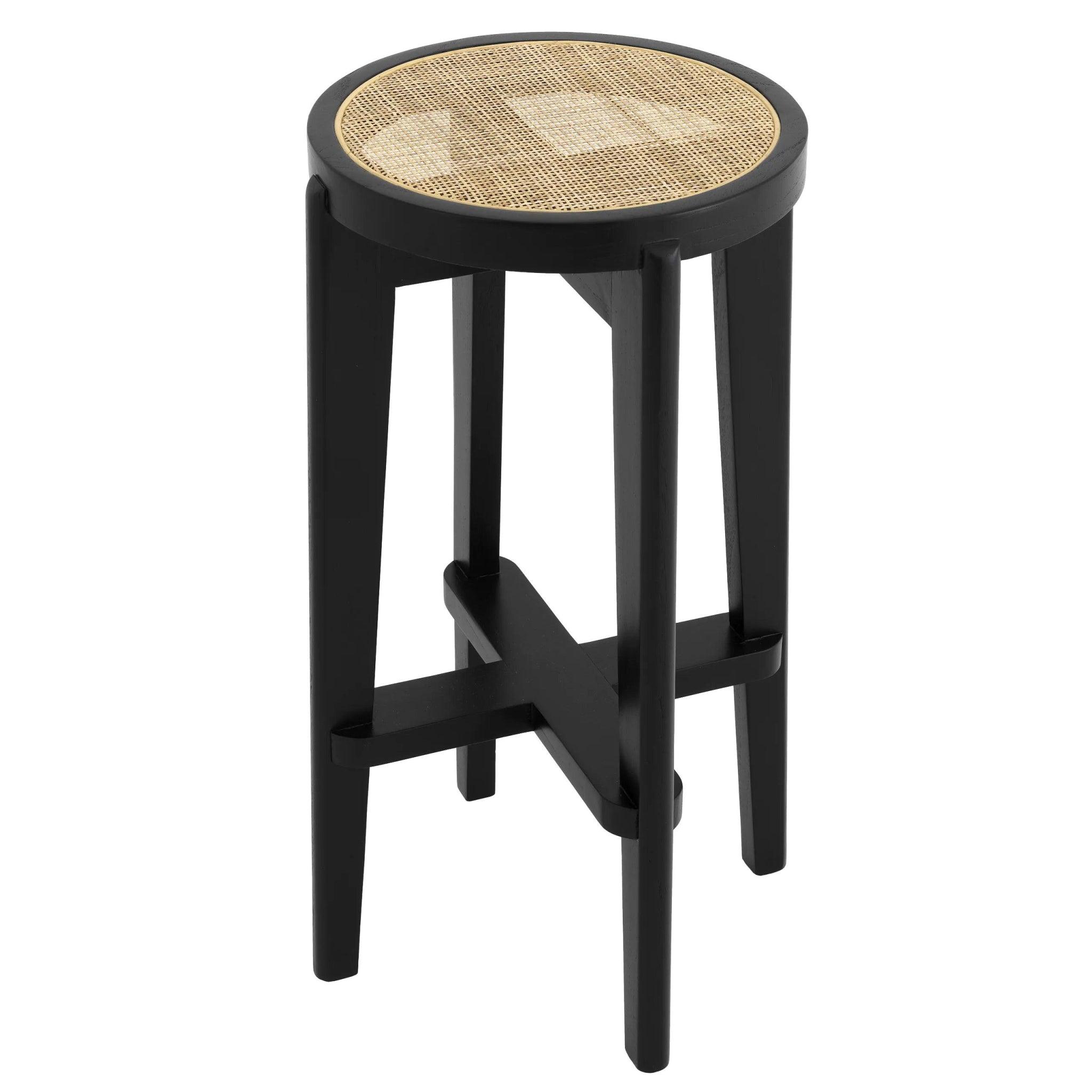Hoker DAREAU czarny z rattanem Eichholtz Eye on Design