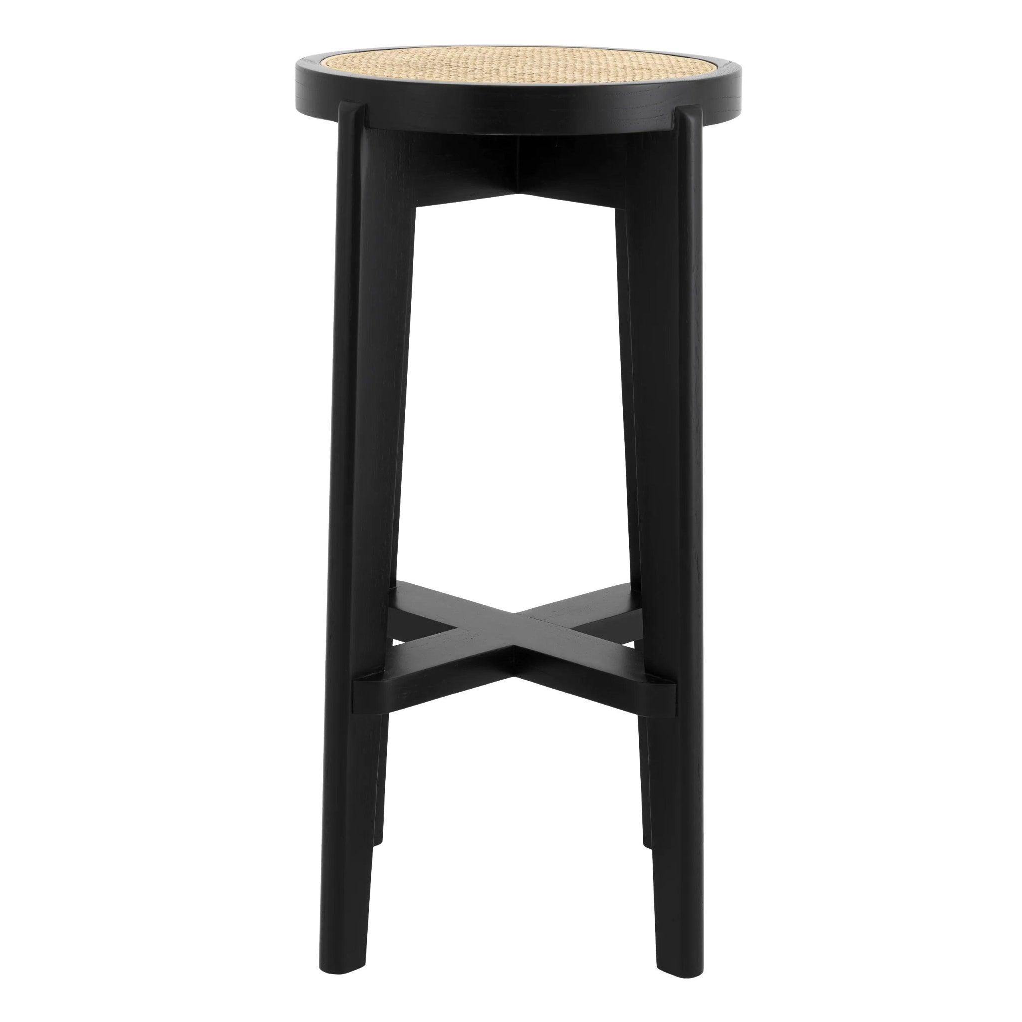 Hoker DAREAU czarny z rattanem Eichholtz Eye on Design