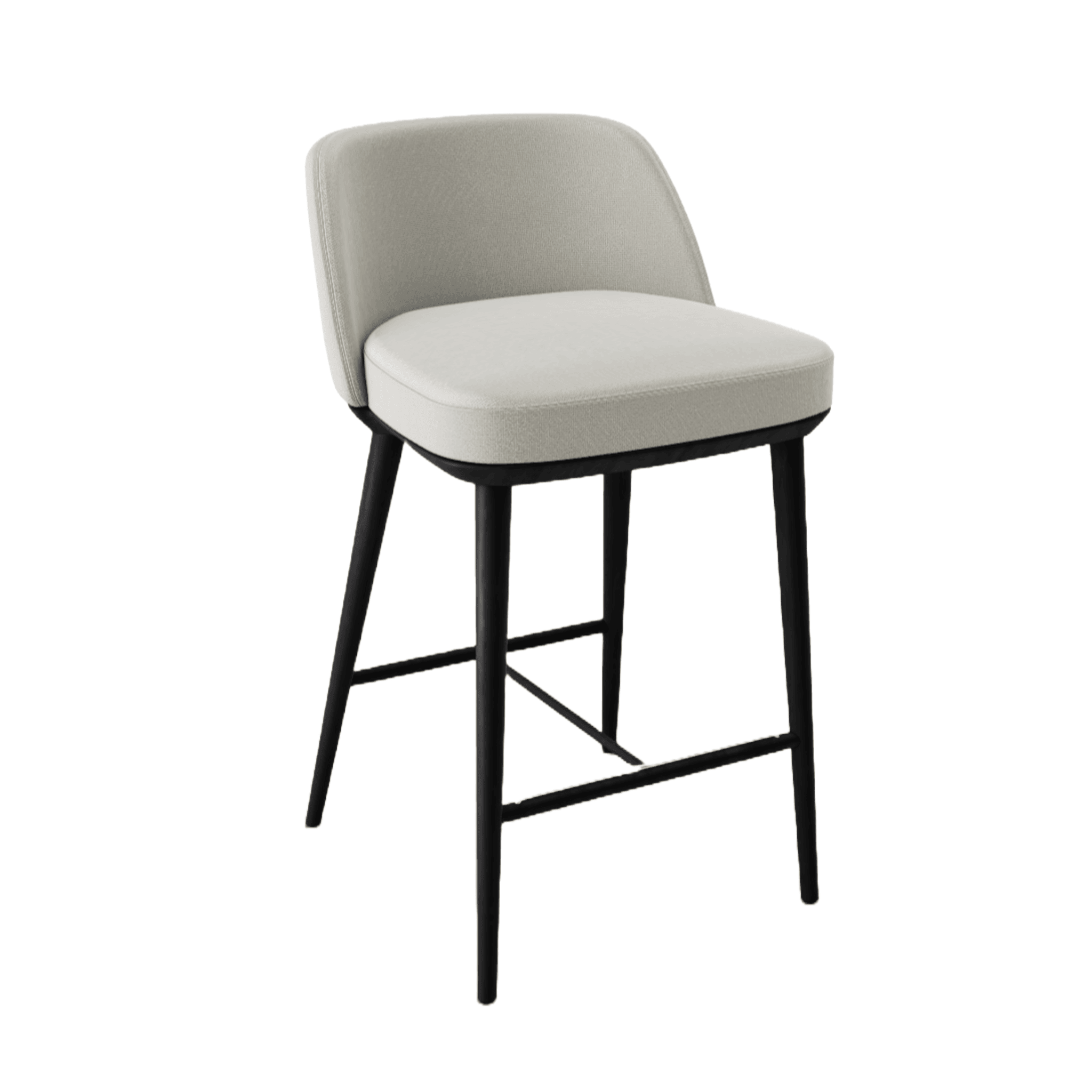 Hoker FOYER piaskowy Calligaris drewniana matowa czerń Eye on Design