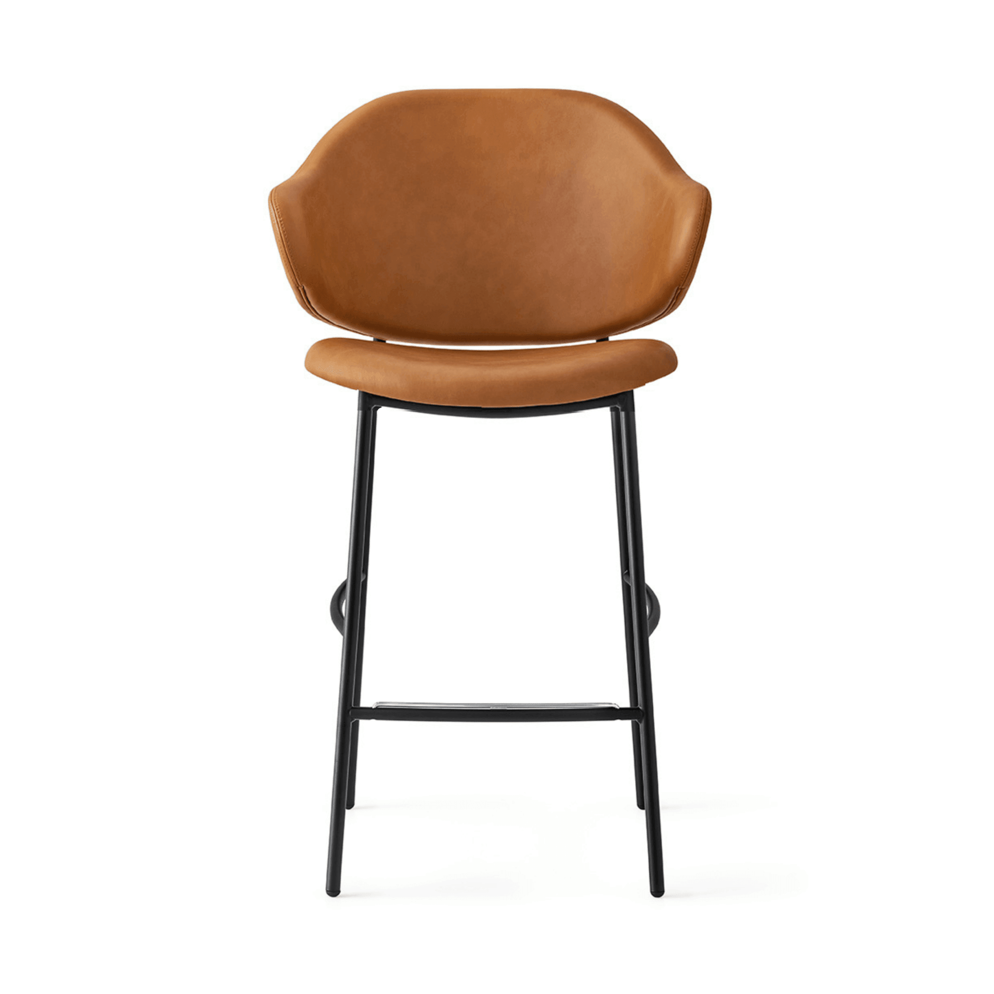 Hoker HOLLY koniakowa ekoskóra Calligaris matowa czerń Eye on Design