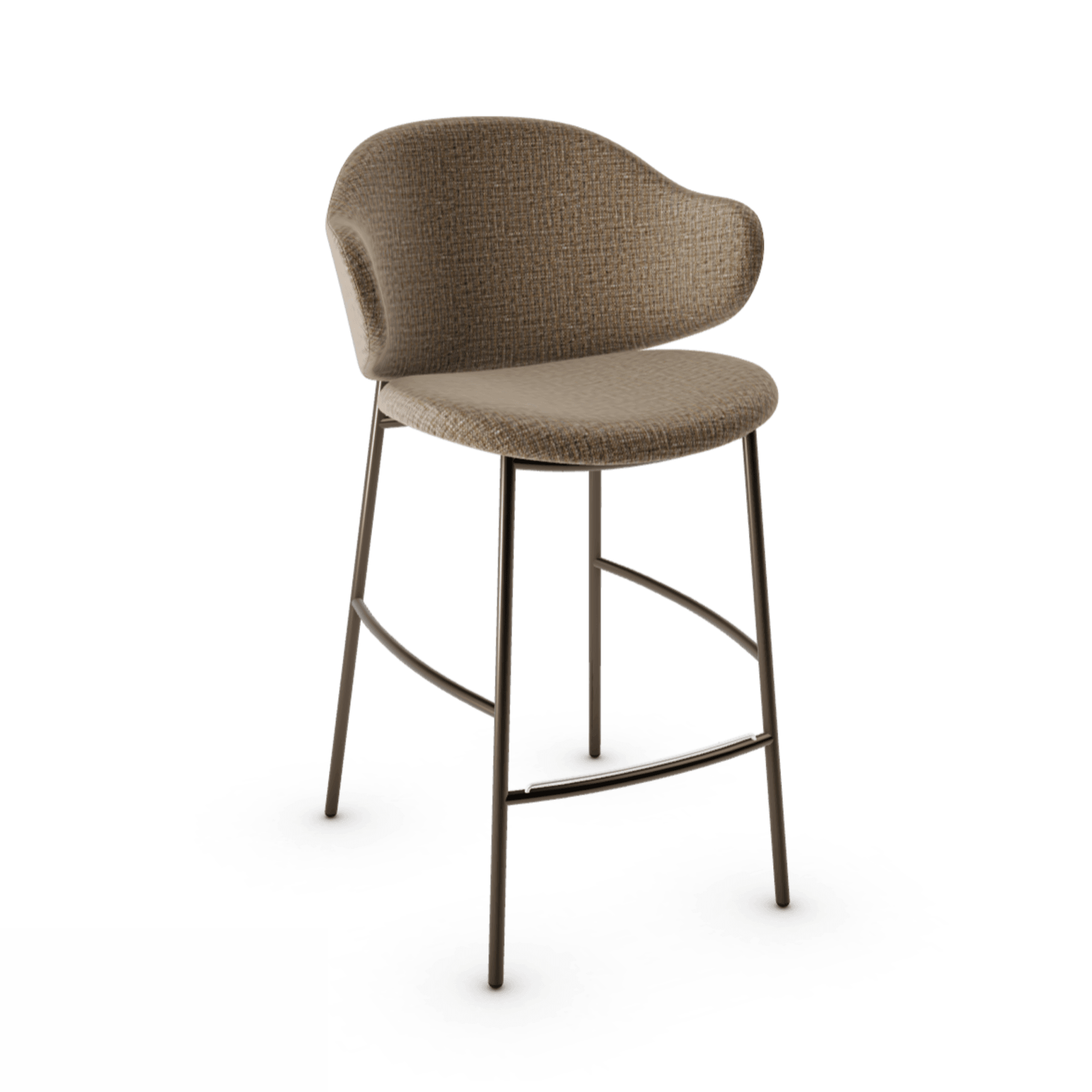 Hoker HOLLY melanż brązowy Calligaris matowy brąz Eye on Design