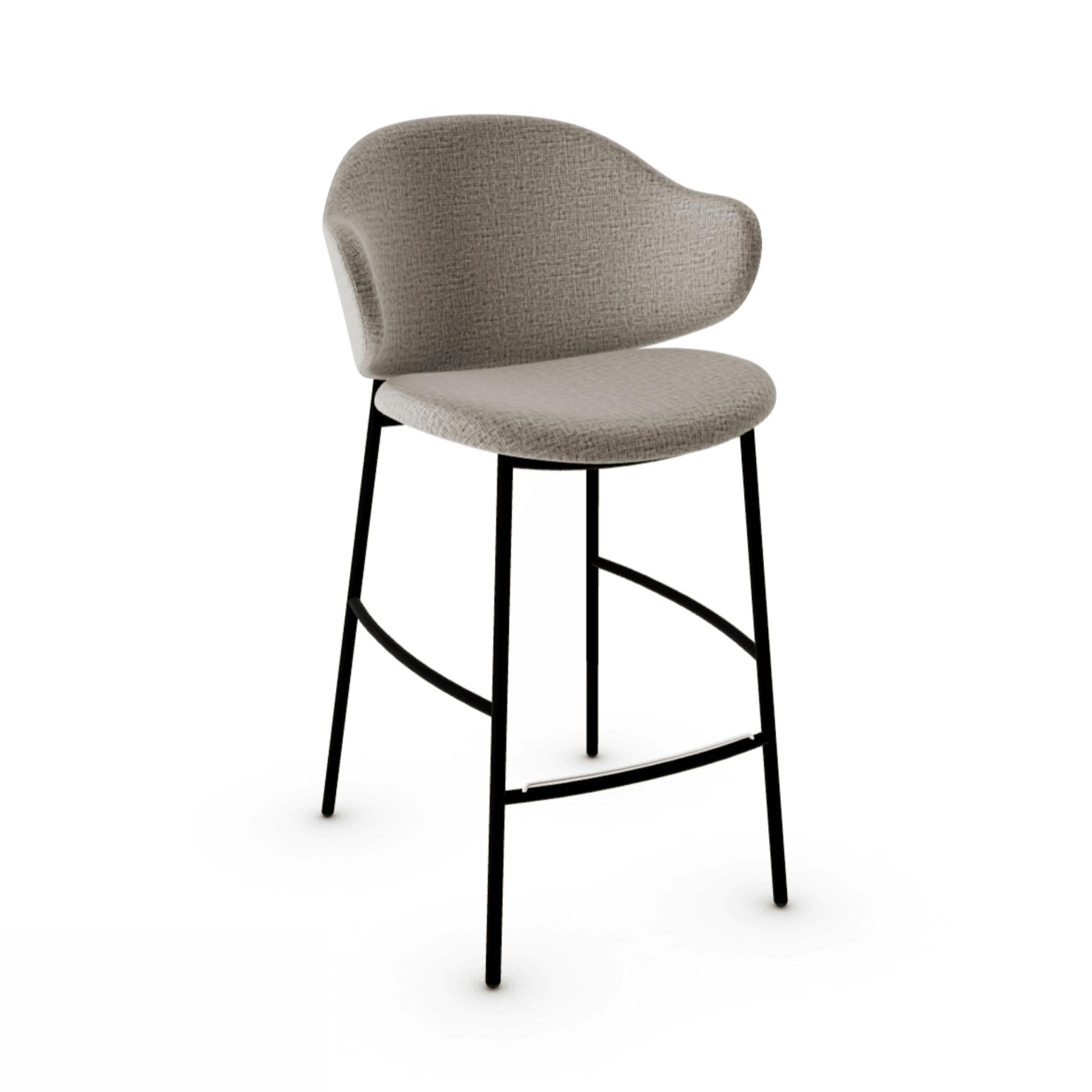 Hoker HOLLY melanż piaskowy Calligaris matowa czerń Eye on Design