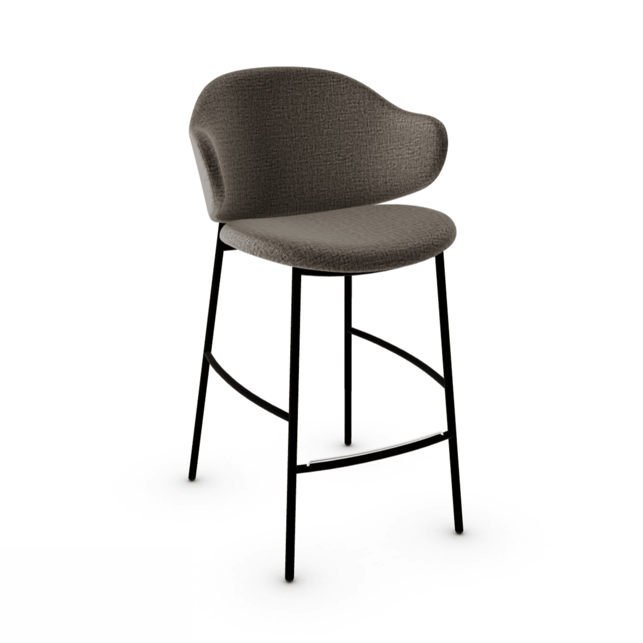 Hoker HOLLY melanż szary Calligaris matowa czerń Eye on Design