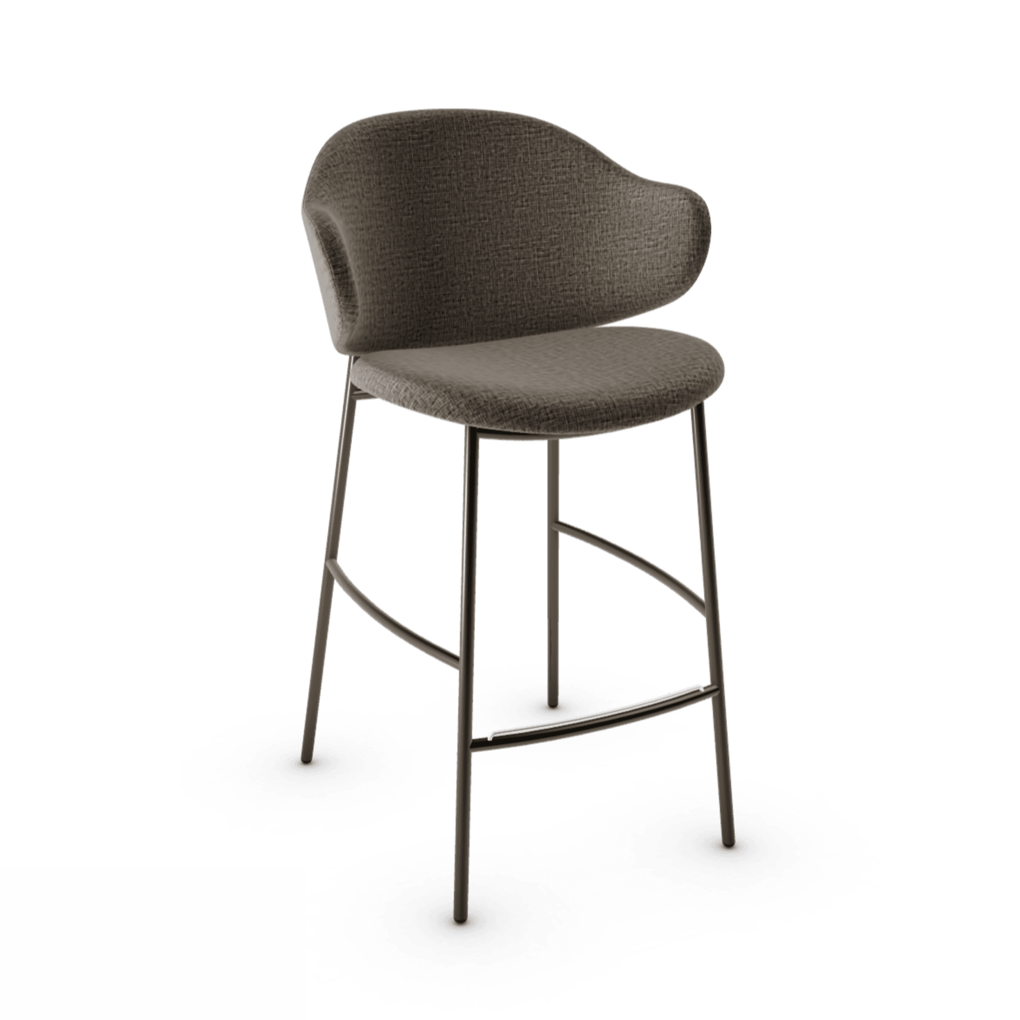 Hoker HOLLY melanż szary Calligaris matowy brąz Eye on Design