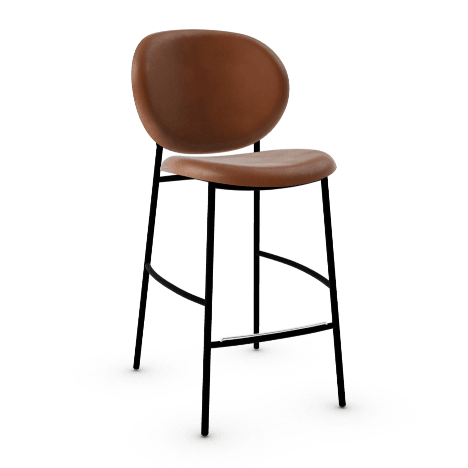 Hoker INÈS brązowy Calligaris matowa czerń Eye on Design