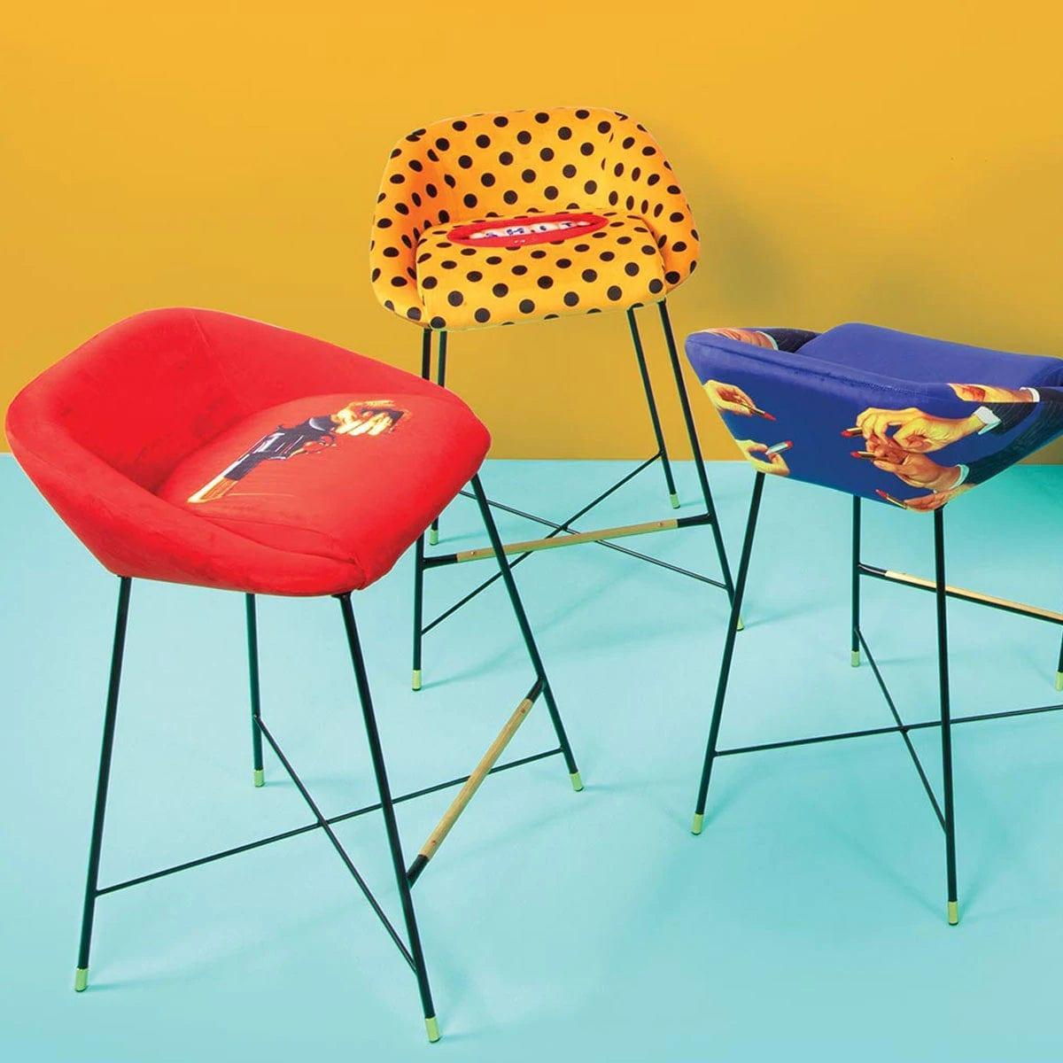 Hoker REVOLVER czerwony Seletti Eye on Design