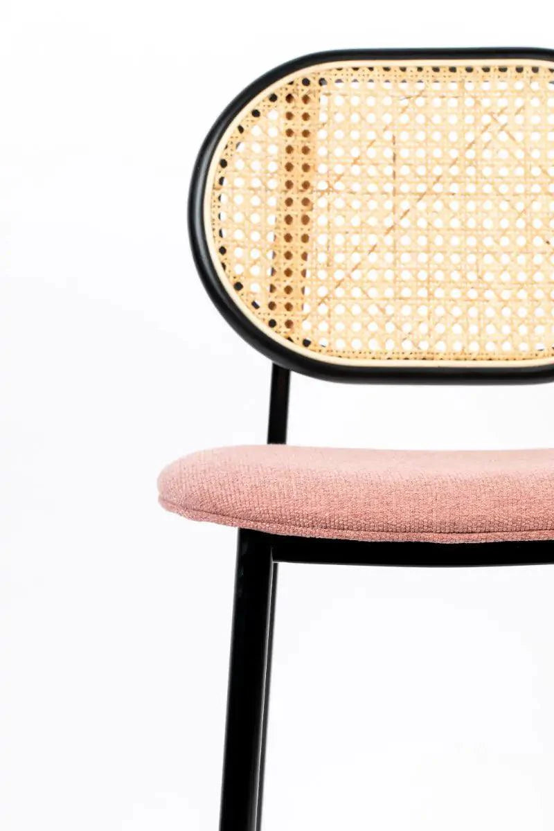 Hoker SPIKE różowy z rattanem Zuiver Eye on Design