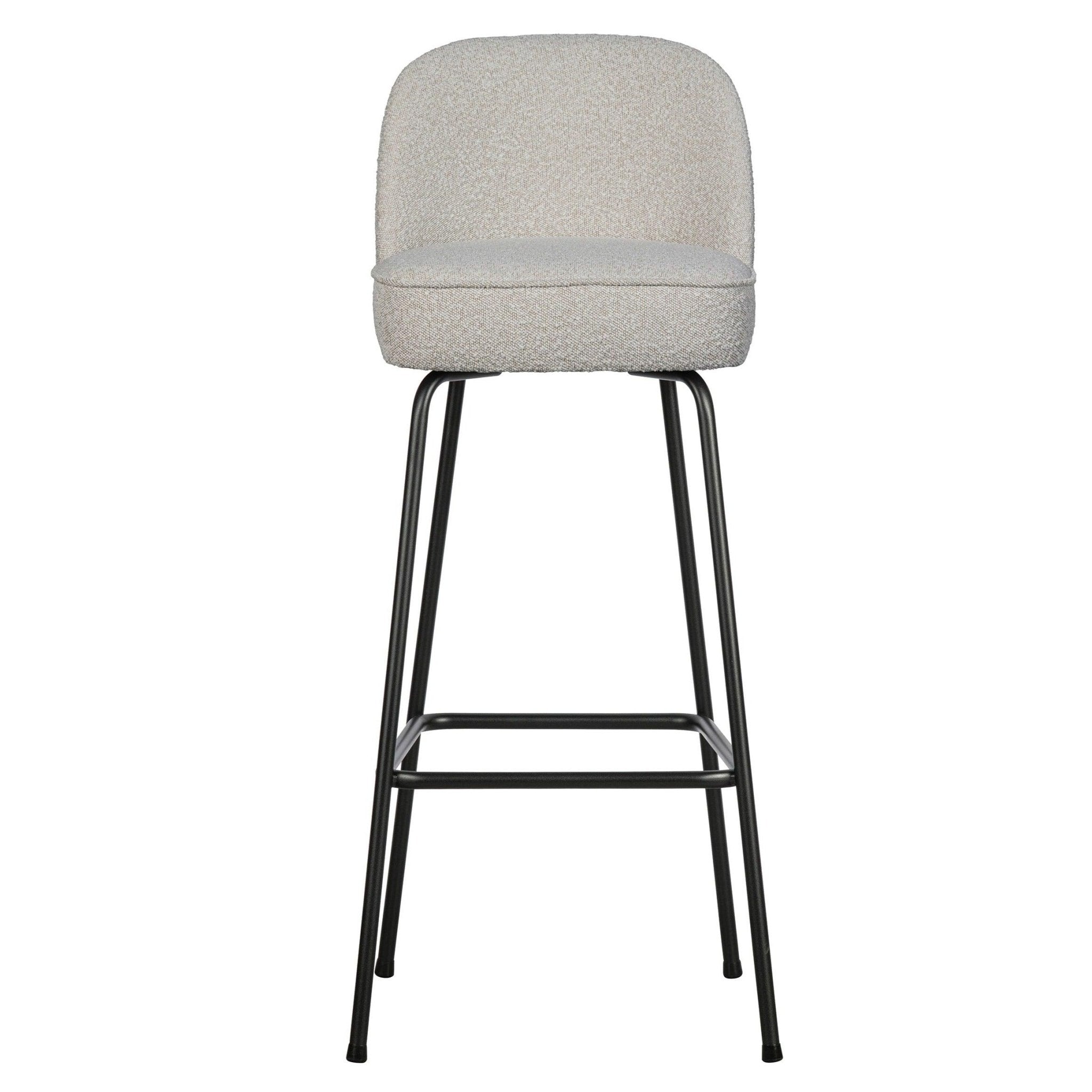 Hoker VOGUE boucle biały – tkanina bouclé, Woood
