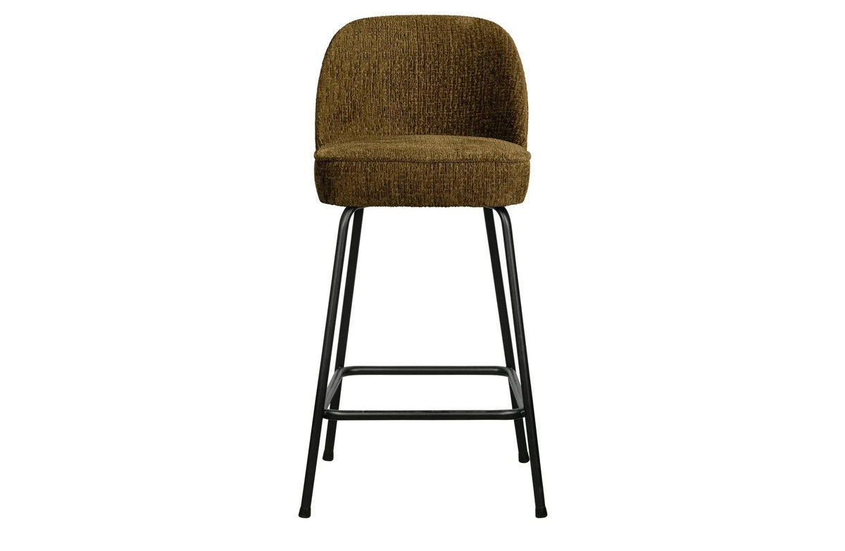 Hoker welurowy VOGUE STRUCTURE brązowy do kuchni – styl minimalistyczny