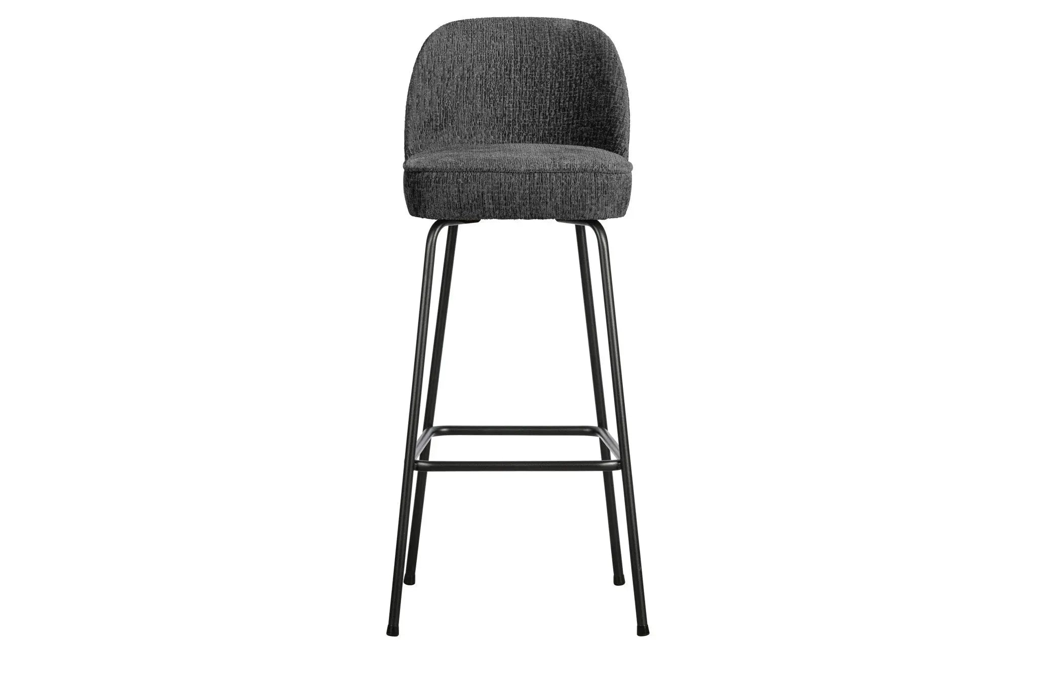Hoker welurowy VOGUE STRUCTURE MOUNTAIN szary do kuchni – styl minimalistyczny