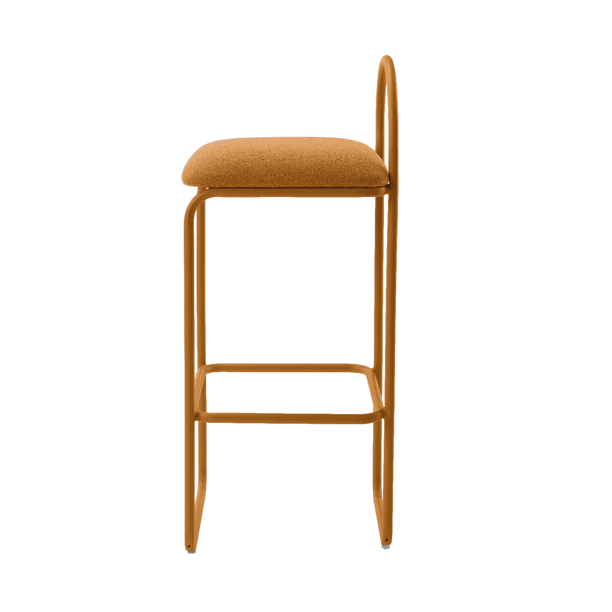 Hoker z tkaniną boucle ANGUI bursztynowy AYTM Eye on Design