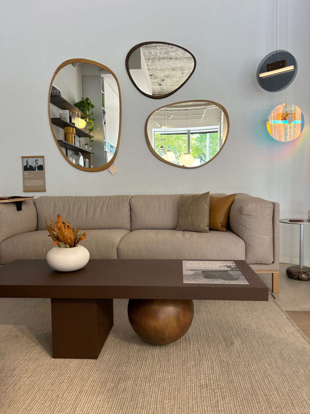 Koffietafel MOORT staal en hout