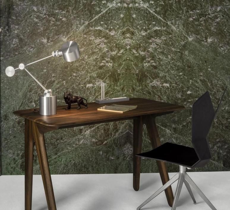 SLAB Desk Black Oak Wood