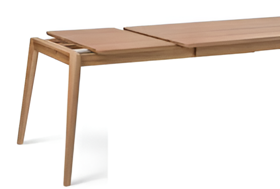 Uittrekbare tafel LUNGO lite eikenhout