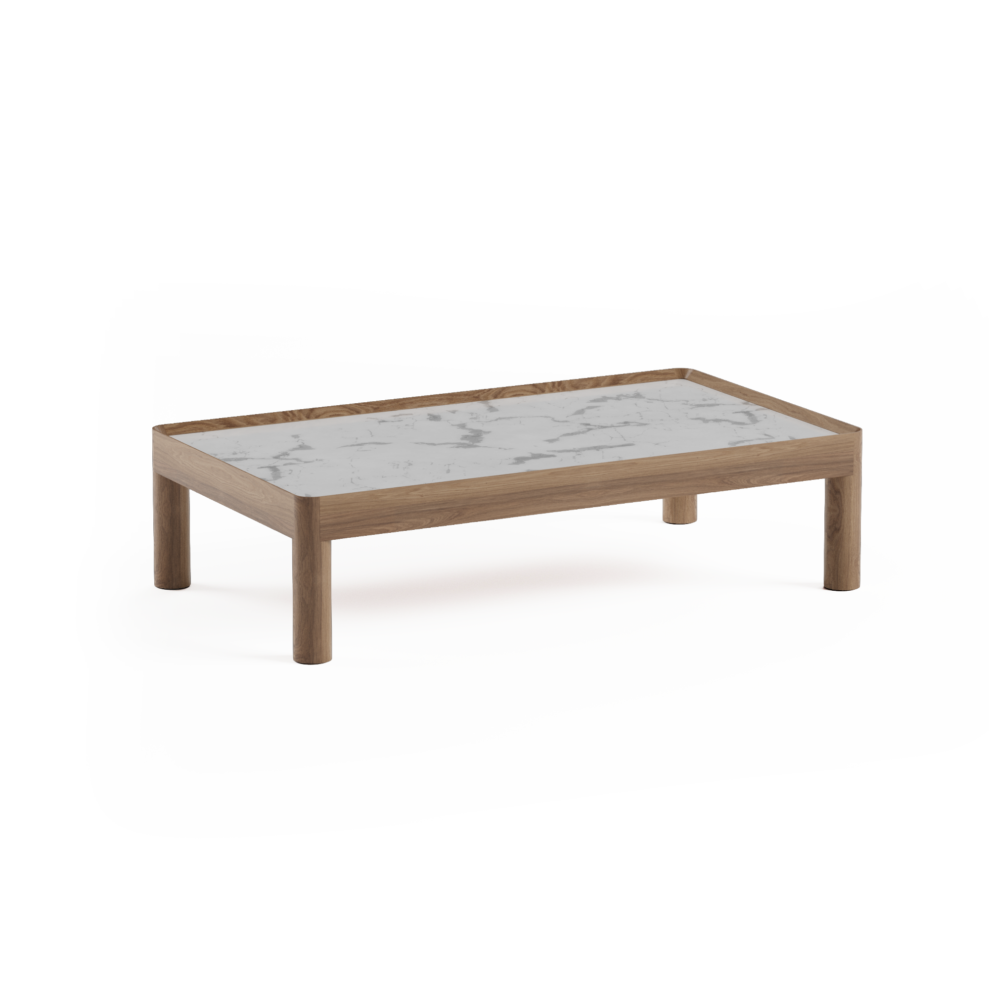 Couchtisch INSET LOW Eiche