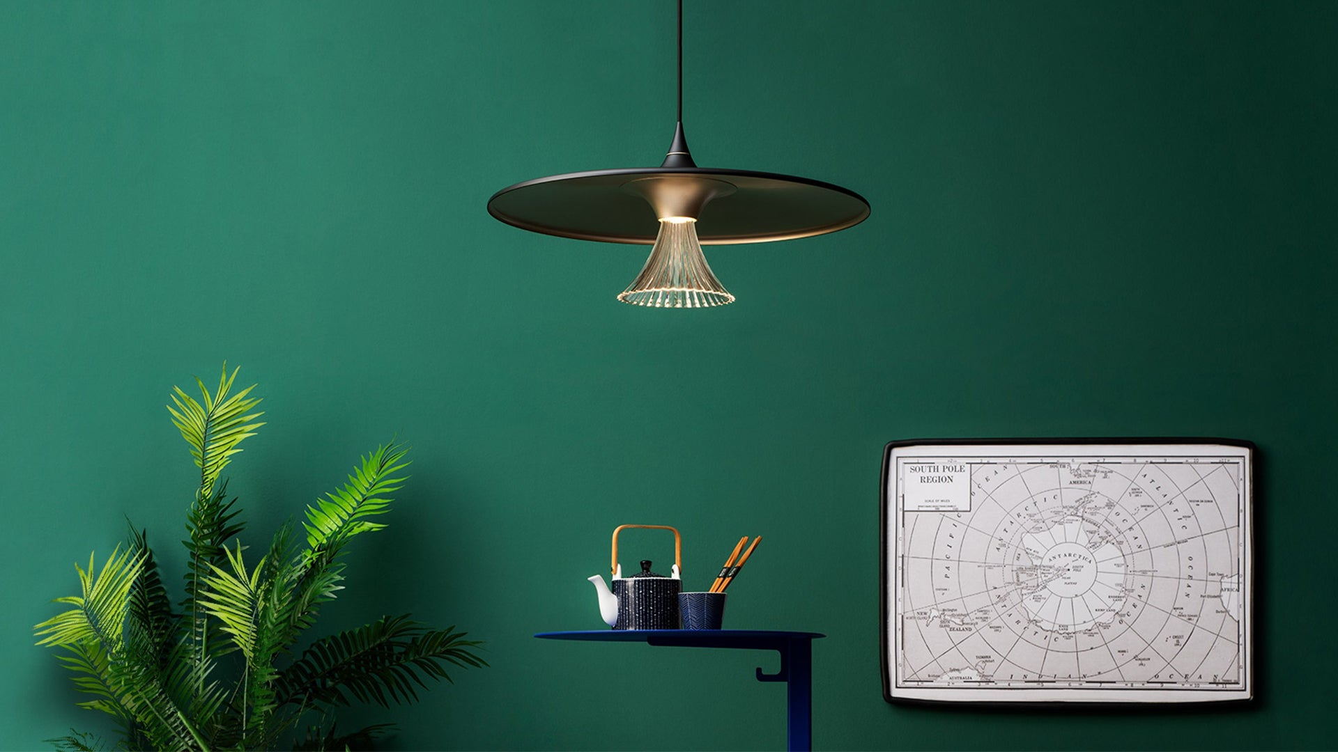 Hanglamp IPNO zwart met goud