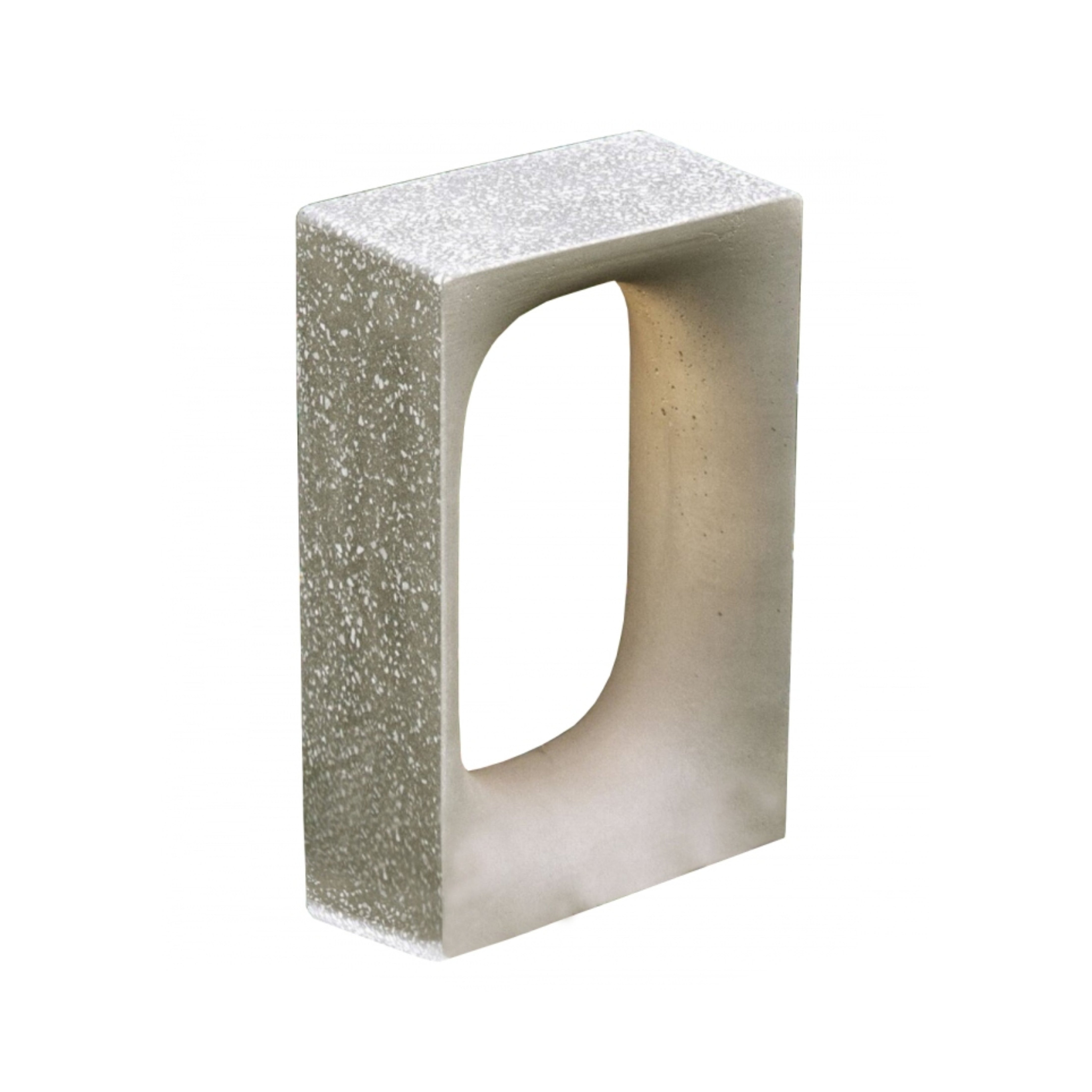 Buitenlamp JAN grijs beton met marmer