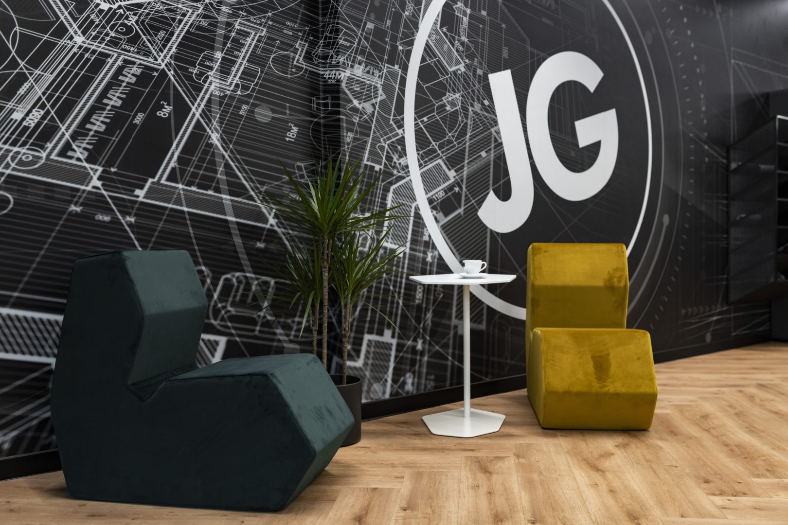 BAZALTO metalen salontafel