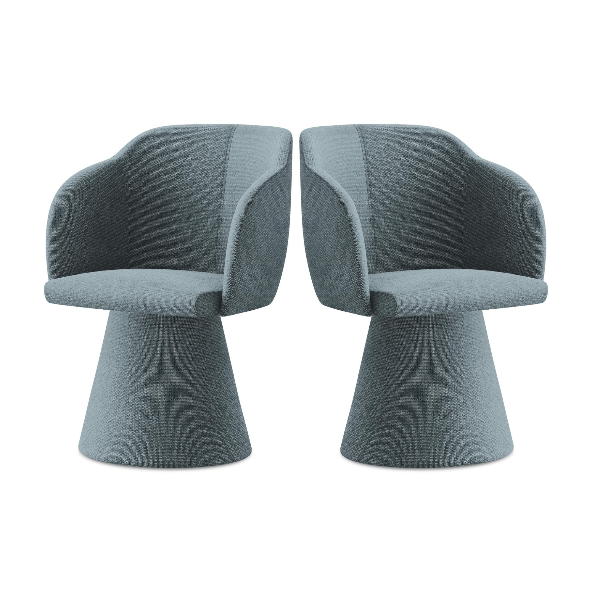 Stuhl KANOA jeansblau Boucle