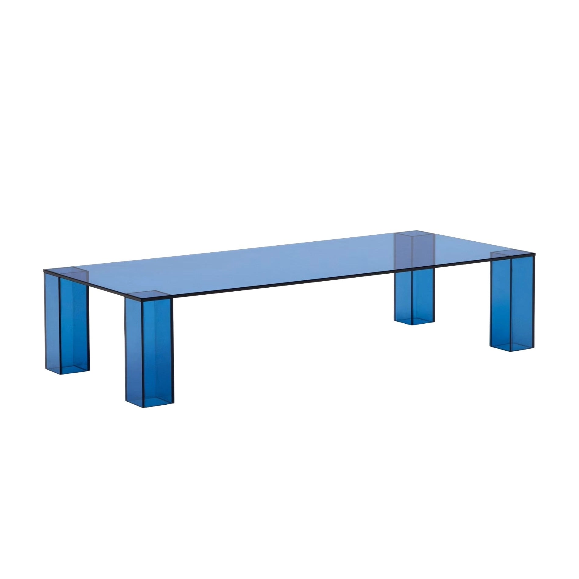 Couchtisch Adularia Blue Tempered Glas