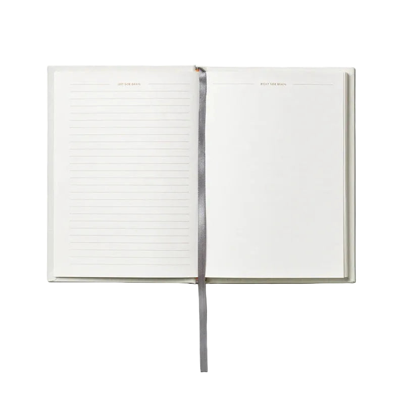 Notitieboek JUST A NOTE beige met wit